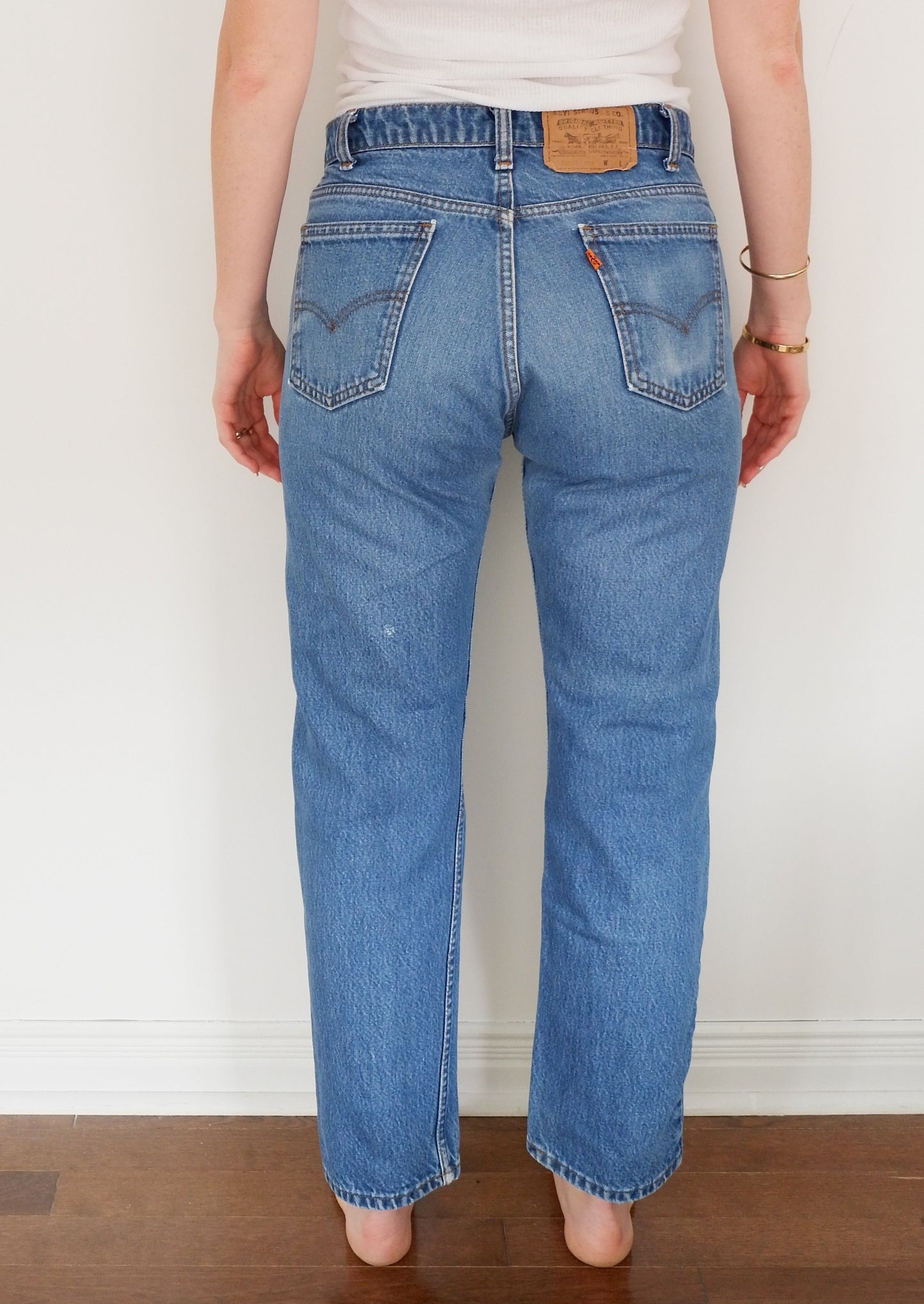 Levis Vintage 505 Medium Wash Jeans - 30