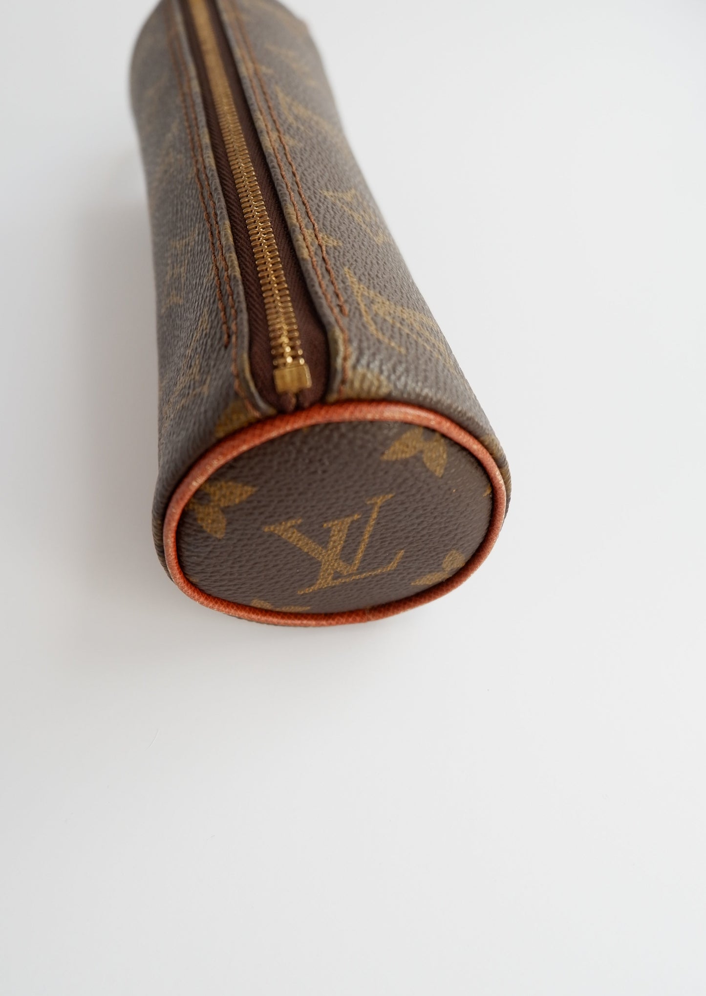 Authentic Preowned Vintage Louis Vuitton Monogram Cylinder Pouch