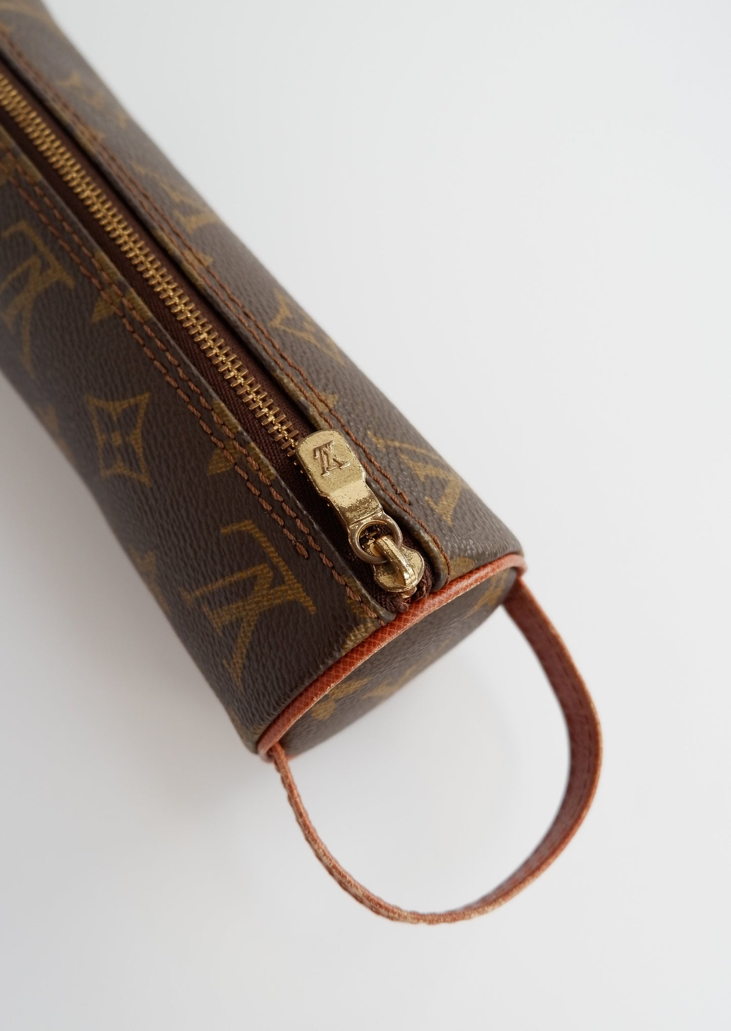 Authentic Preowned Vintage Louis Vuitton Monogram Cylinder Pouch