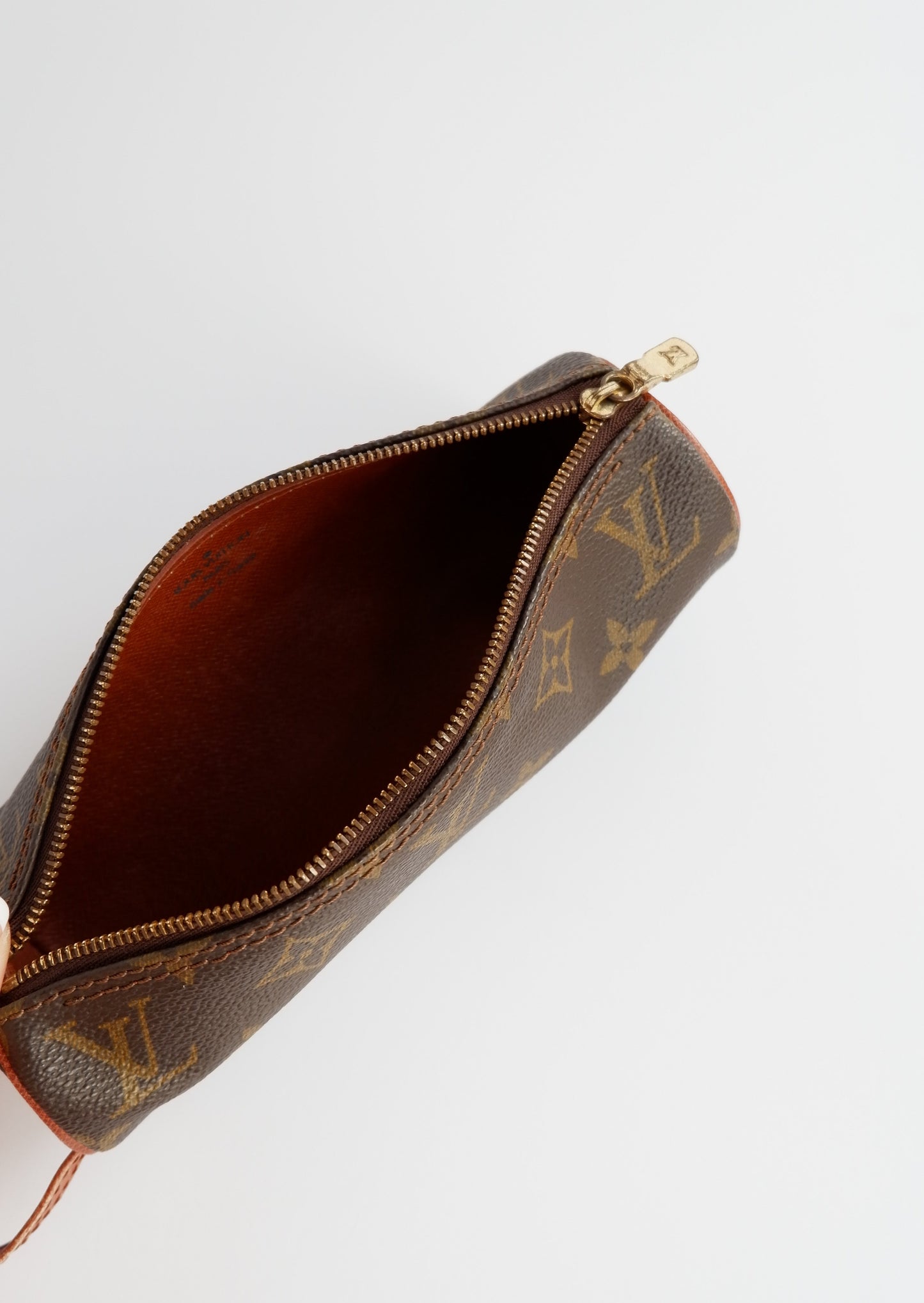 Authentic Preowned Vintage Louis Vuitton Monogram Cylinder Pouch