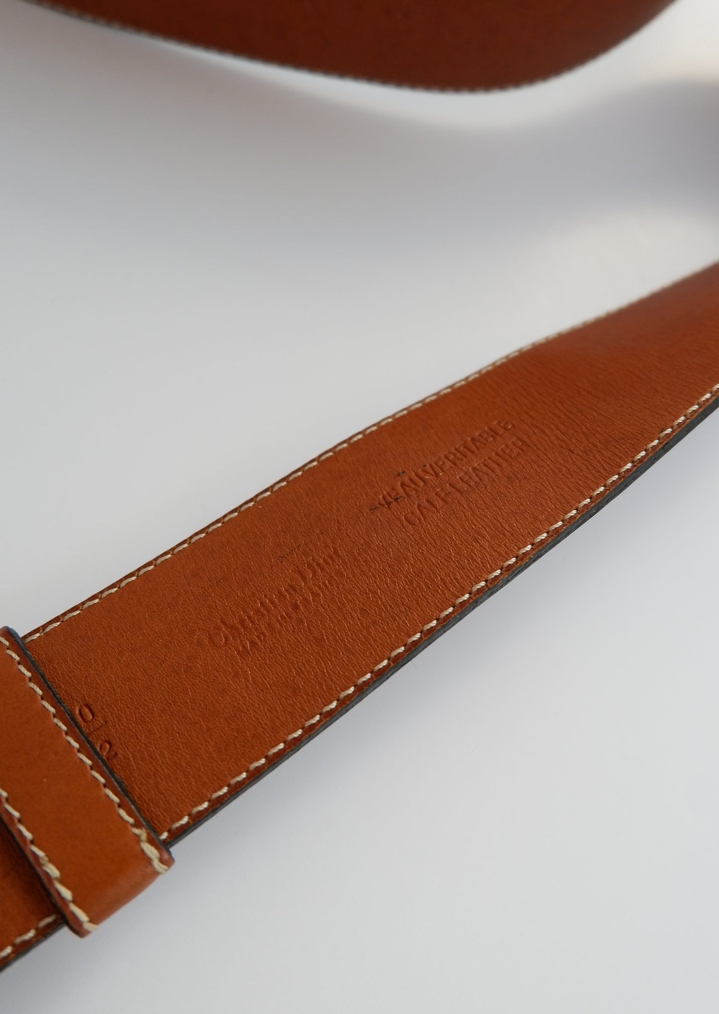 Authentic Preowned Dior Brown CD Gold Chain Belt - 80