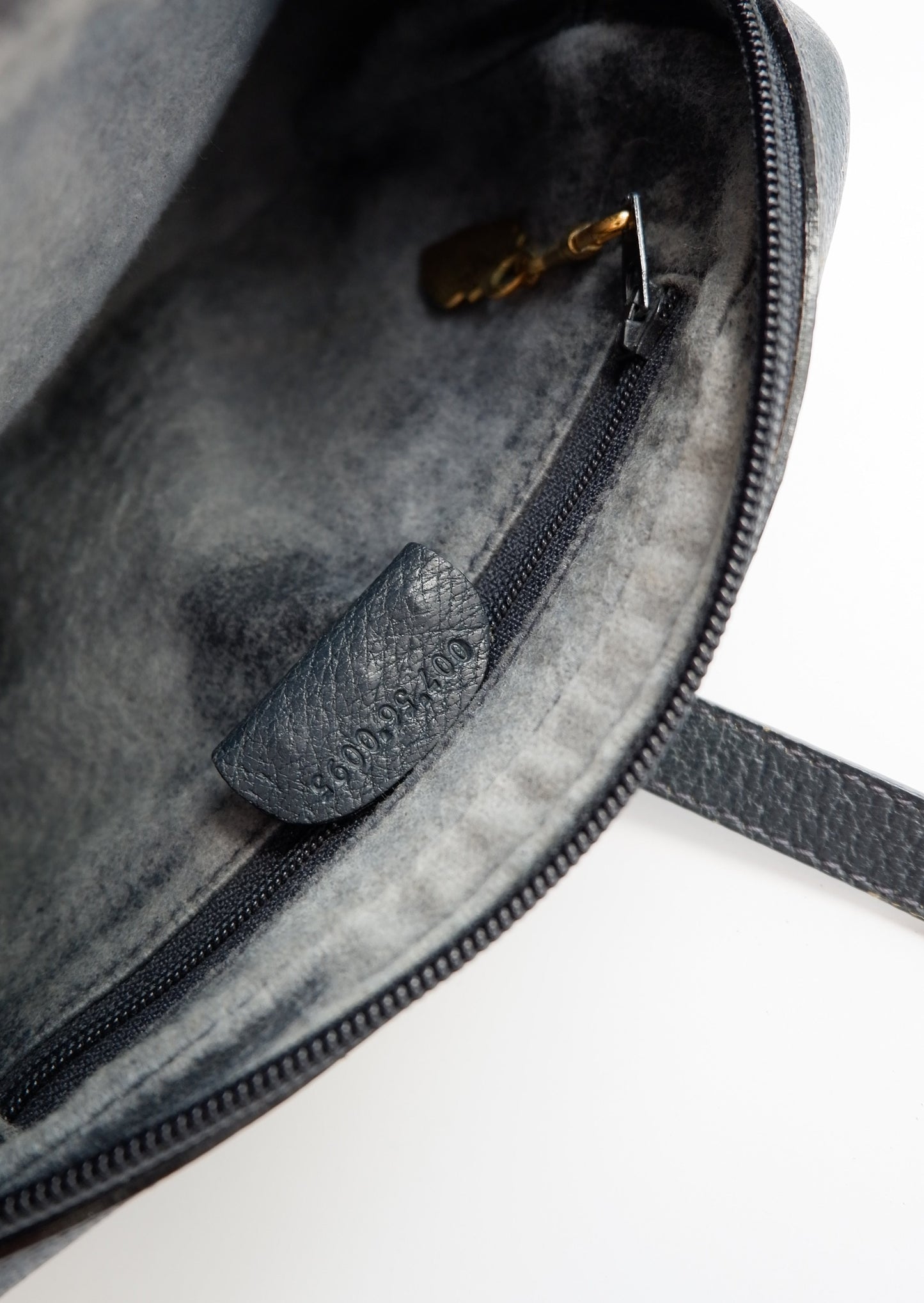 Authentic Preowned Vintage Gucci Navy GG Canvas Crossbody Bag