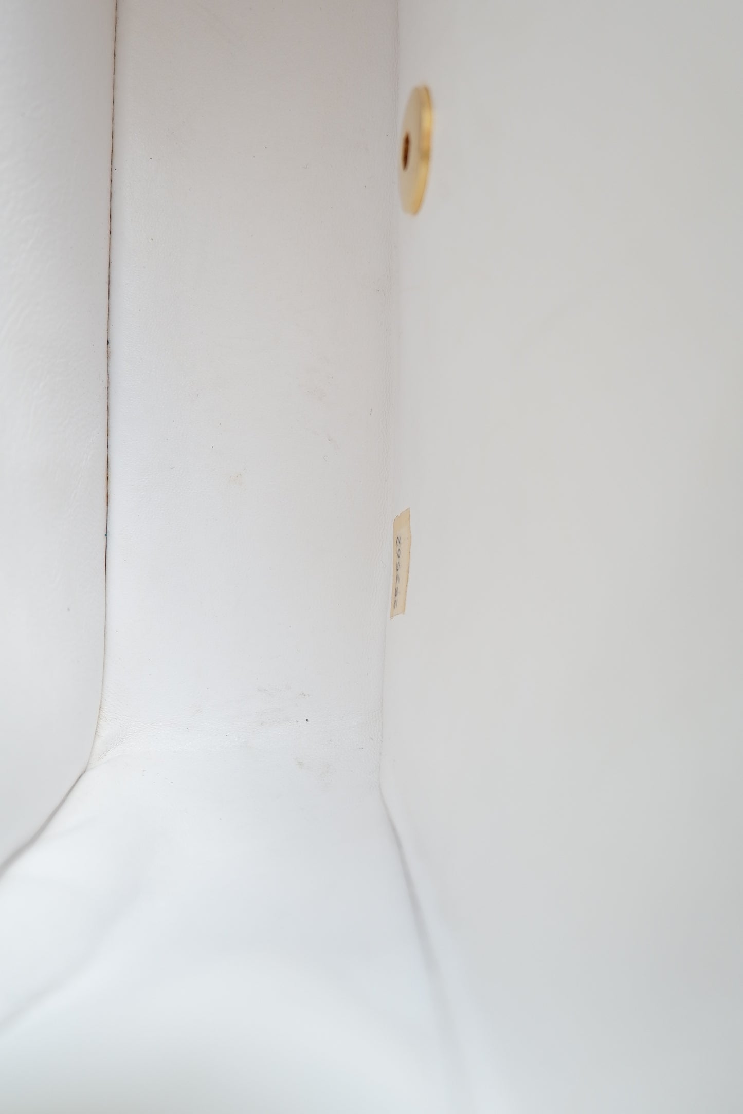 Authentic Preowned Vintage Chanel White Single Flap Bag - GHW