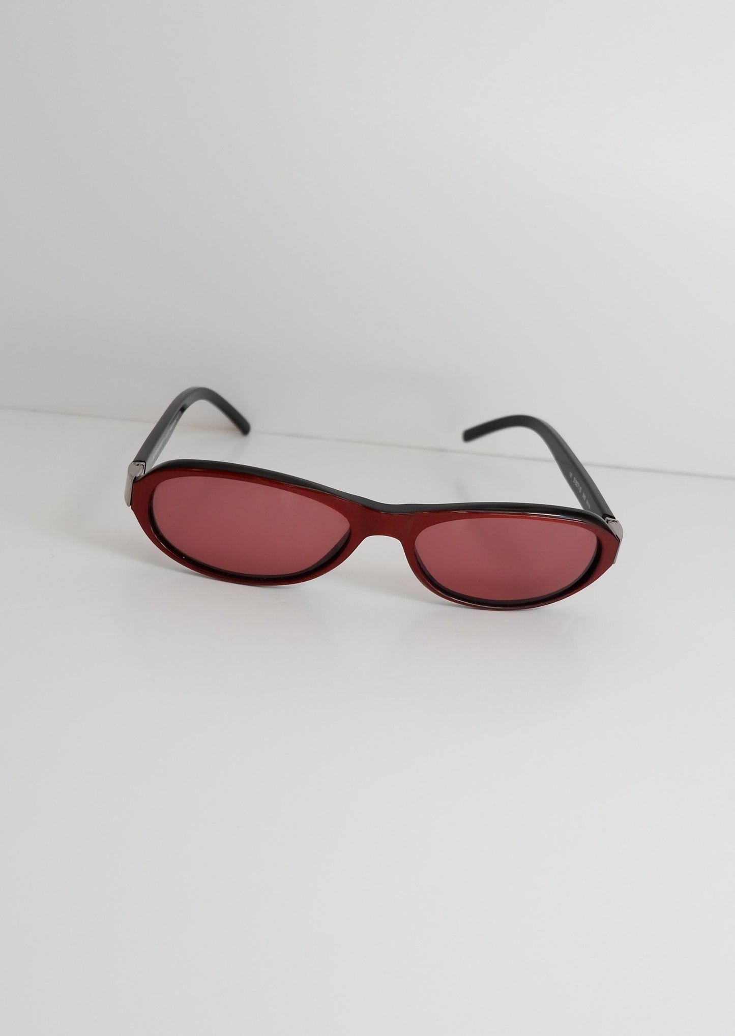 Authentic Preowned Burberry Red Acetate Novacheck Sunglasses