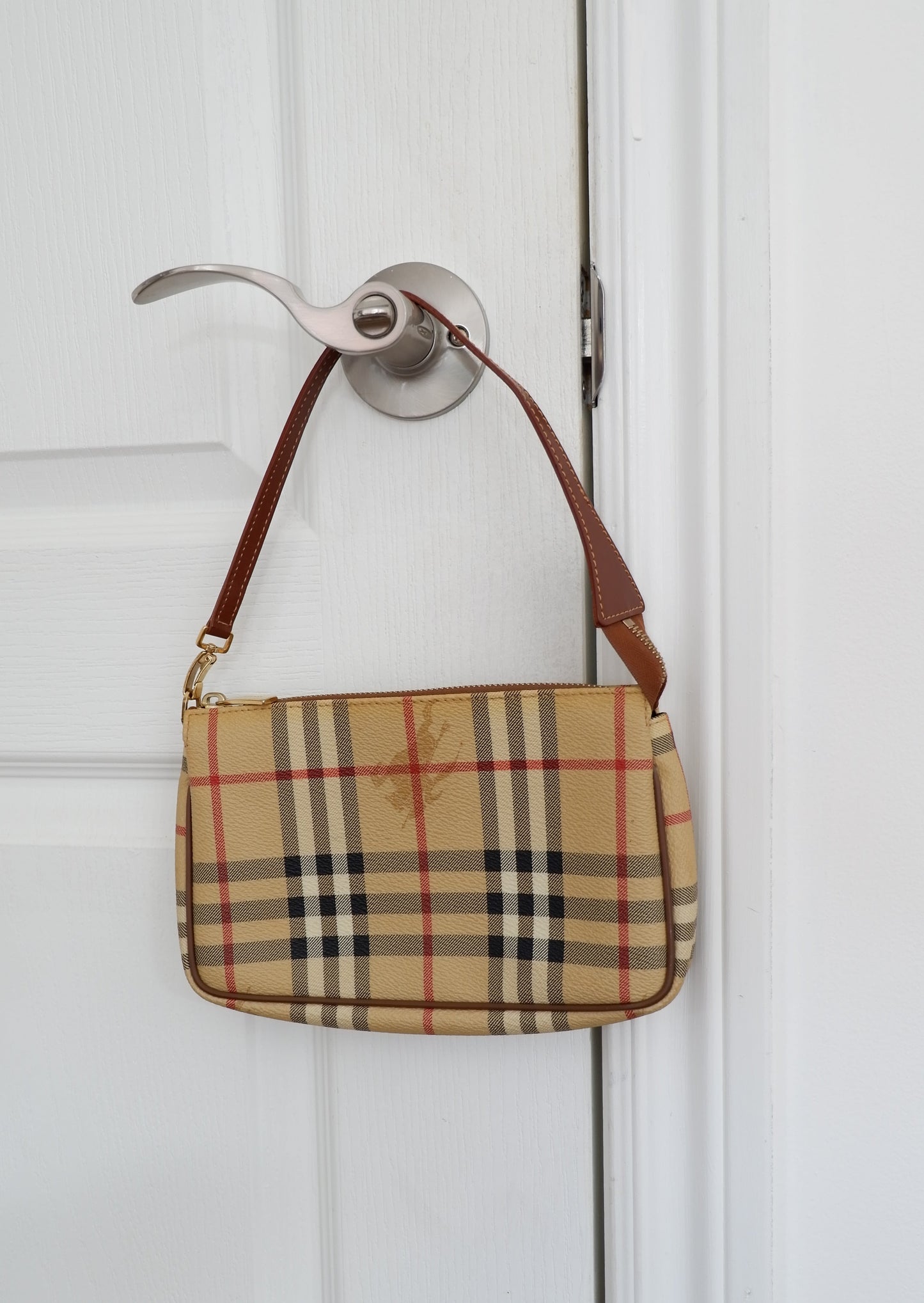 Authentic Preowned Burberry Nova Check Pochette / Shoulder Bag