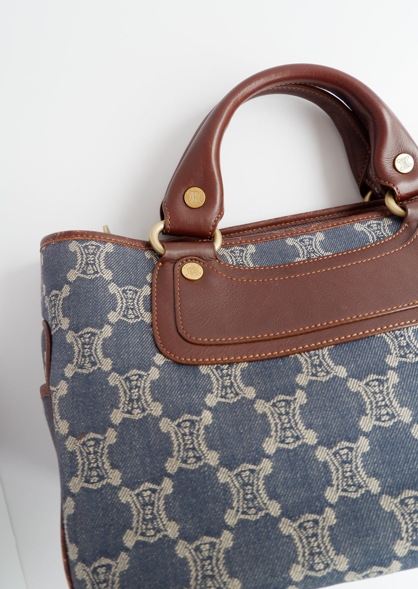 Authentic Preowned Celine Denim/ Leather Boogie Bag