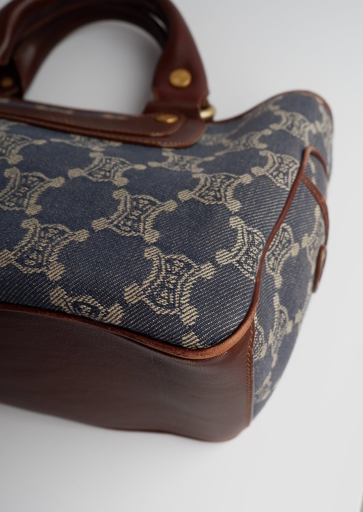 Authentic Preowned Celine Denim/ Leather Boogie Bag