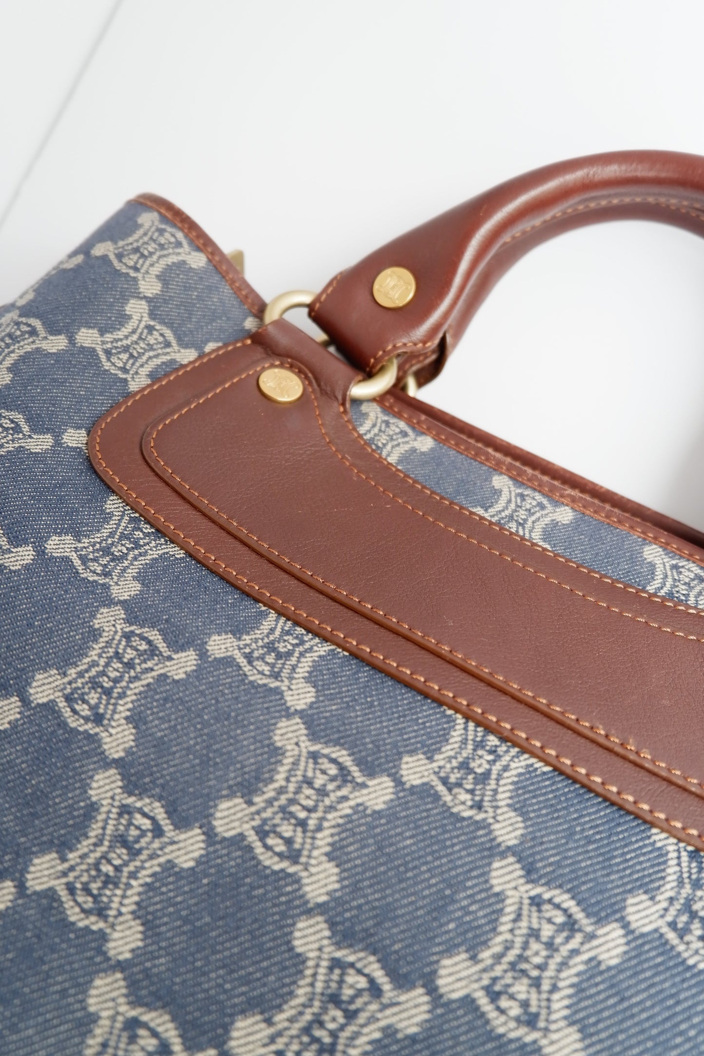 Authentic Preowned Celine Denim/ Leather Boogie Bag