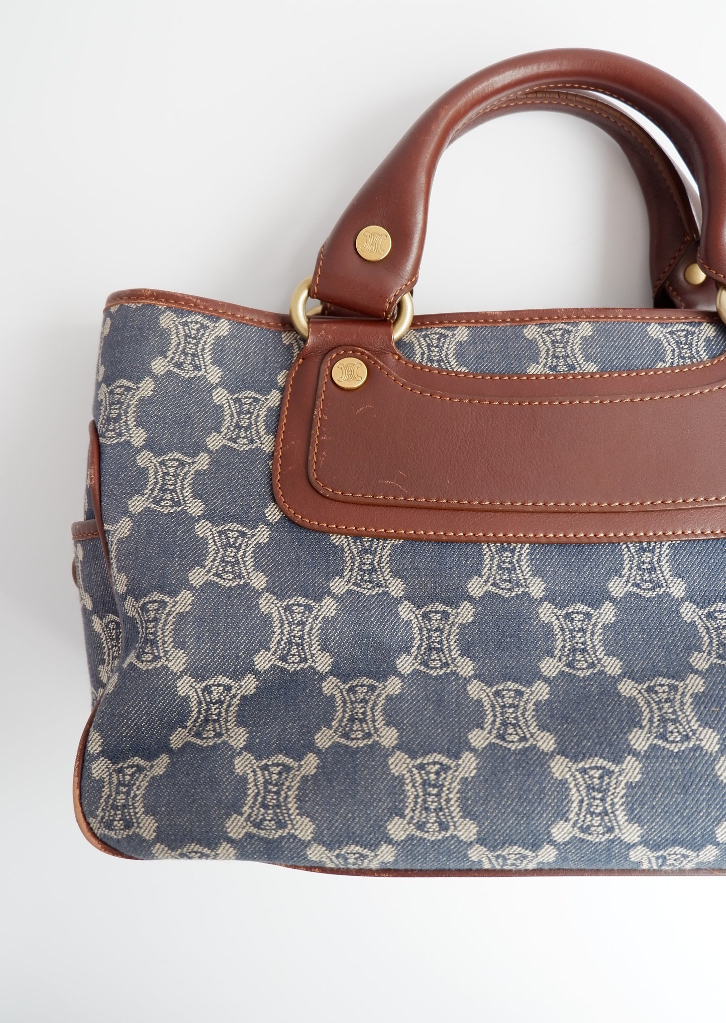 Authentic Preowned Celine Denim/ Leather Boogie Bag