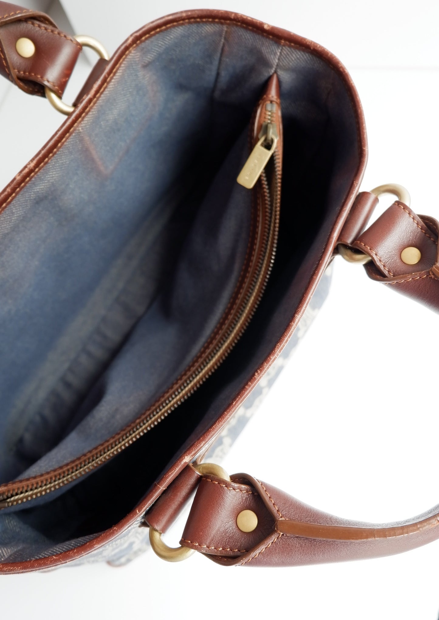 Authentic Preowned Celine Denim/ Leather Boogie Bag