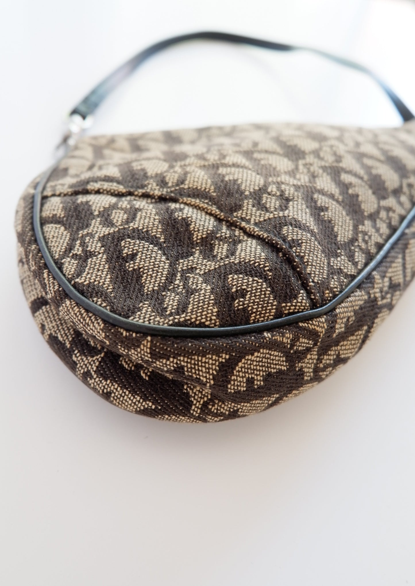 Authentic Preowned Vintage Christian Dior Black Diorrisimo Saddle Bag