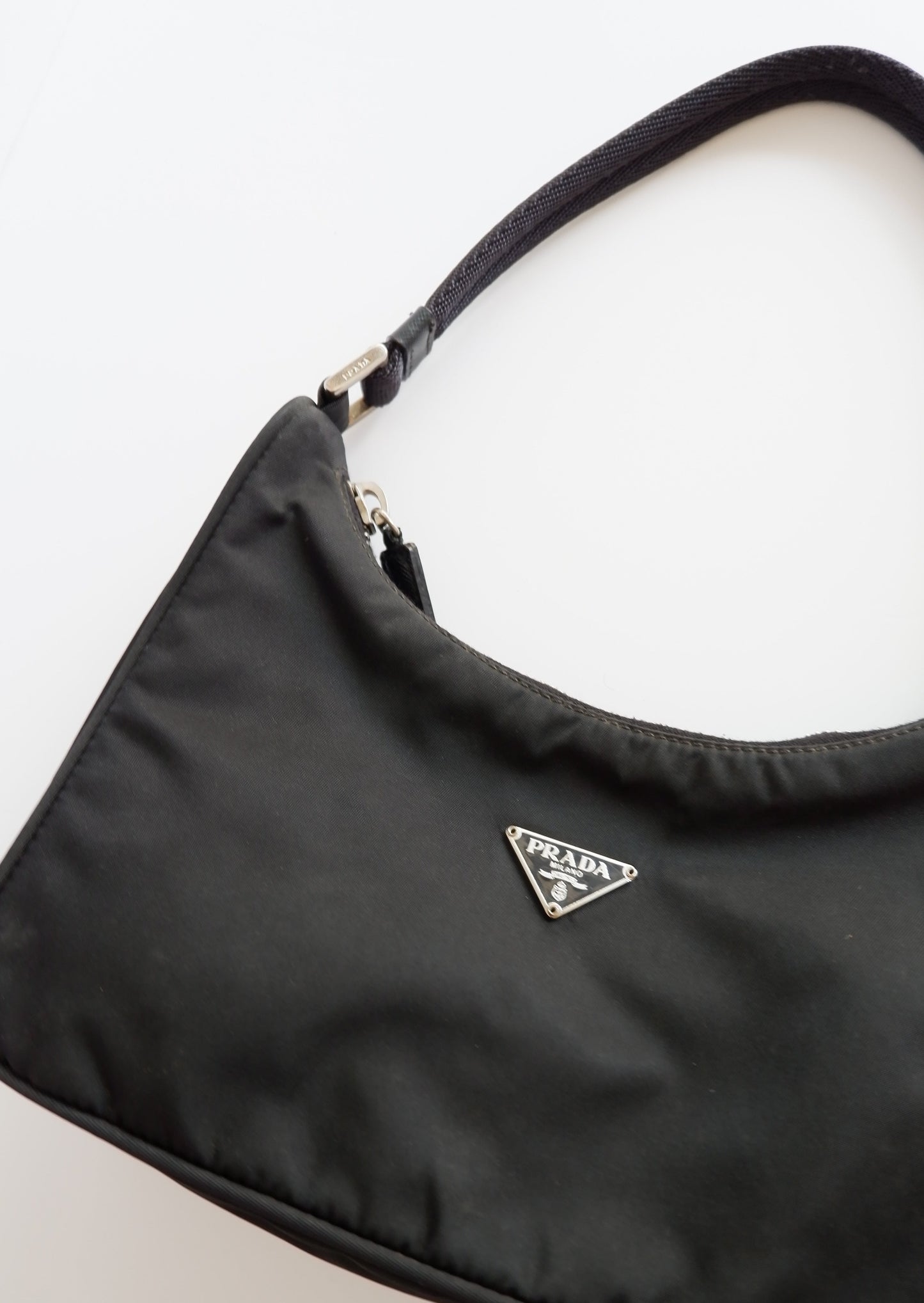Authentic Preowned Prada Black Nylon Shoulder Bag