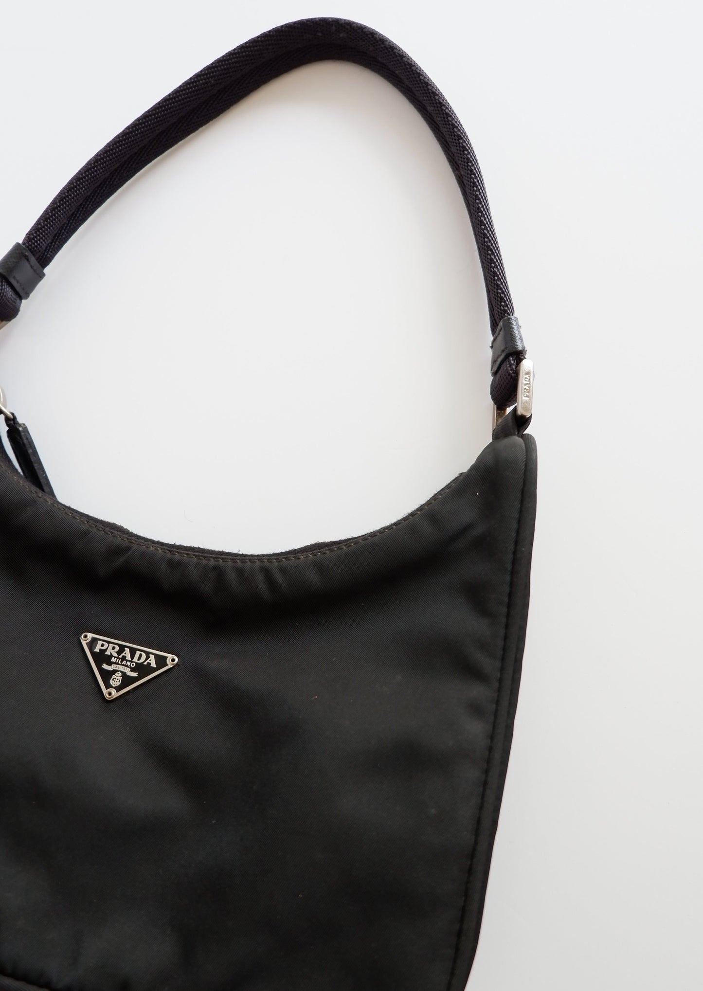 Authentic Preowned Prada Black Nylon Shoulder Bag
