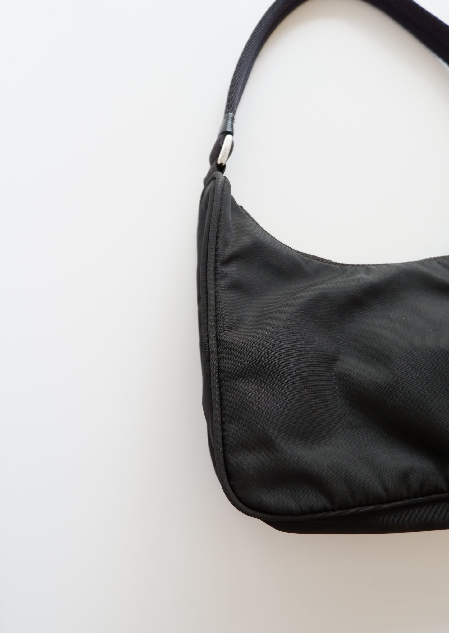 Authentic Preowned Prada Black Nylon Shoulder Bag