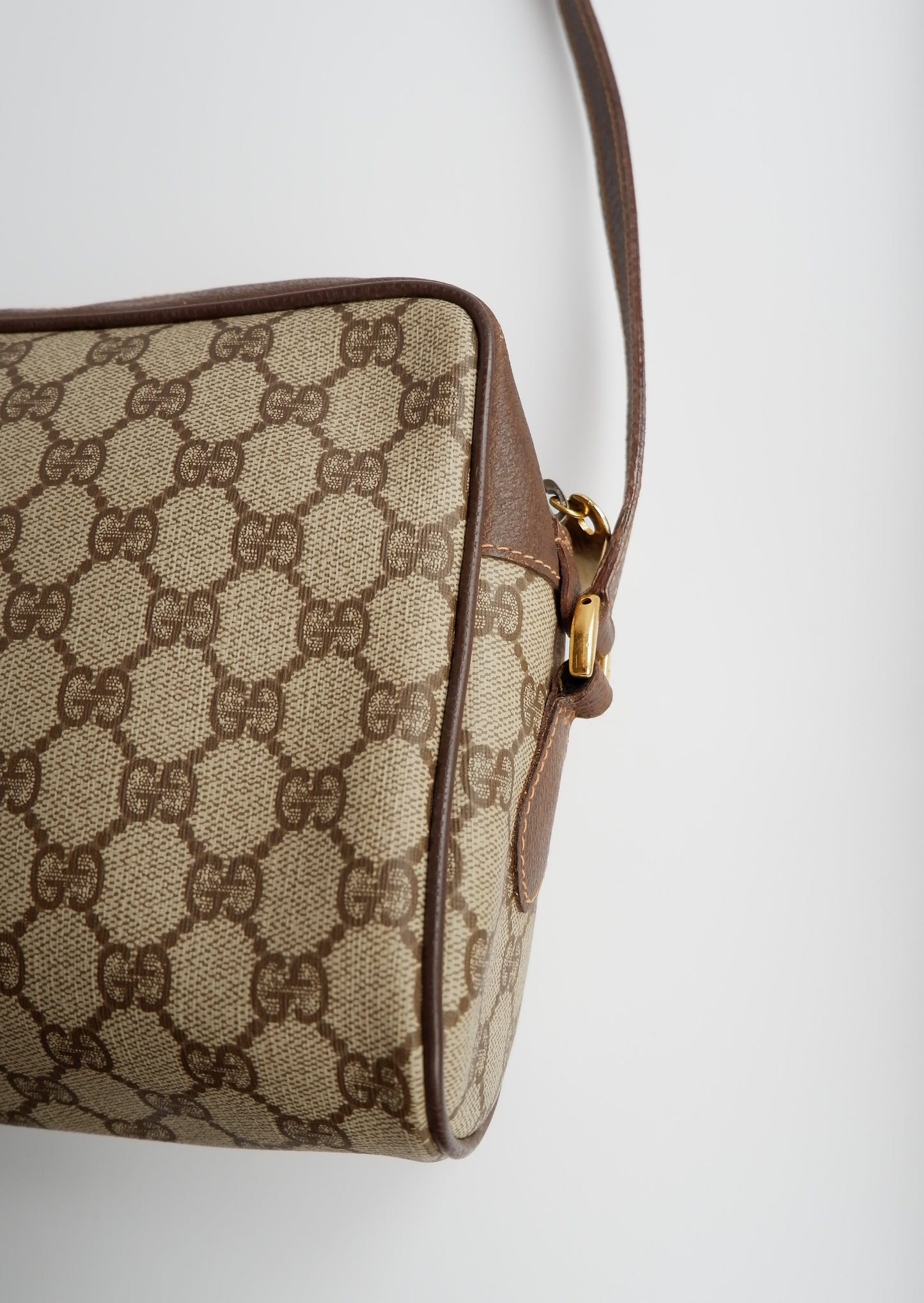 Authentic Preowned Vintage Gucci GG Canvas Crossbody Bag