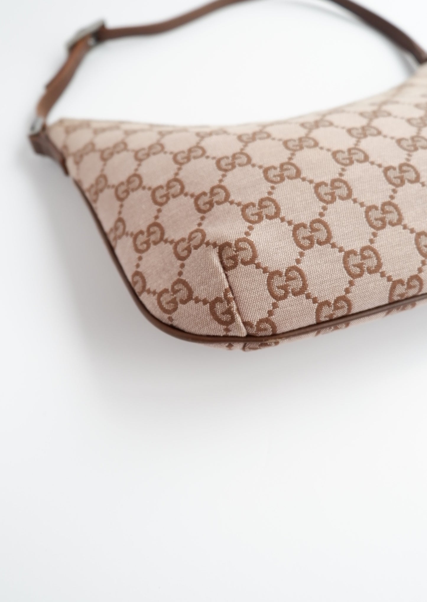 Authentic Preowned Gucci Brown GG Canvas Pochette Shoulder Bag