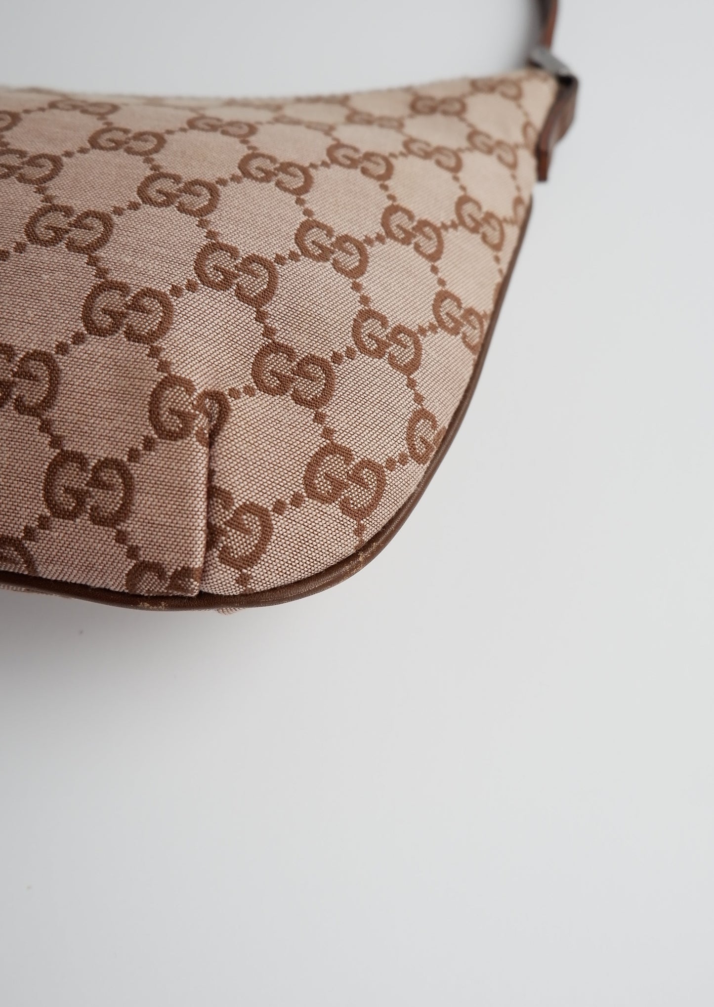 Authentic Preowned Gucci Brown GG Canvas Pochette Shoulder Bag