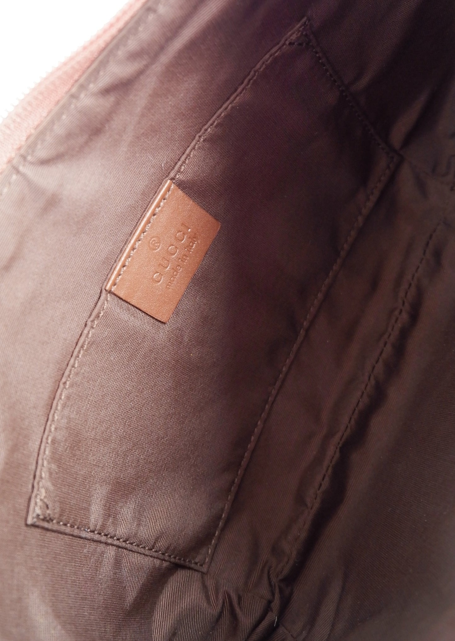 Authentic Preowned Gucci Brown GG Canvas Pochette Shoulder Bag