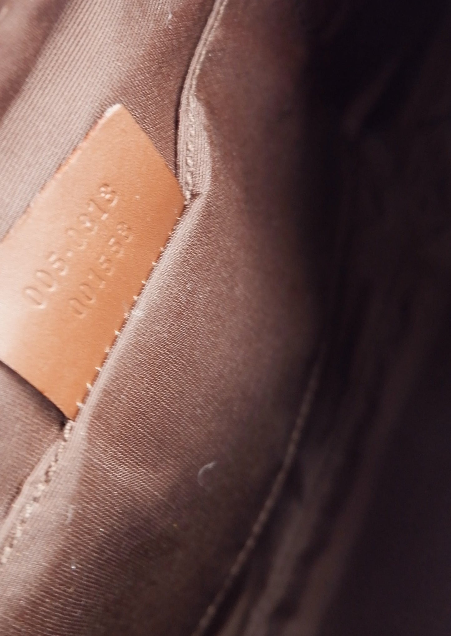 Authentic Preowned Gucci Brown GG Canvas Pochette Shoulder Bag