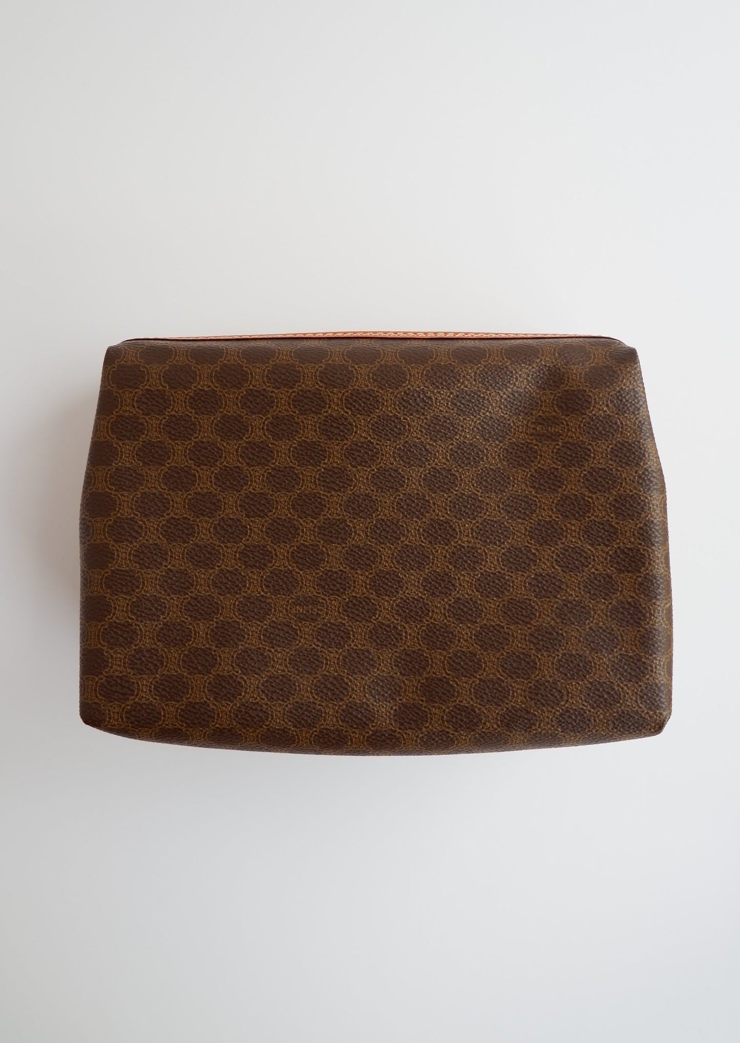Authentic Preowned Vintage Celine Brown Triomphe Clutch