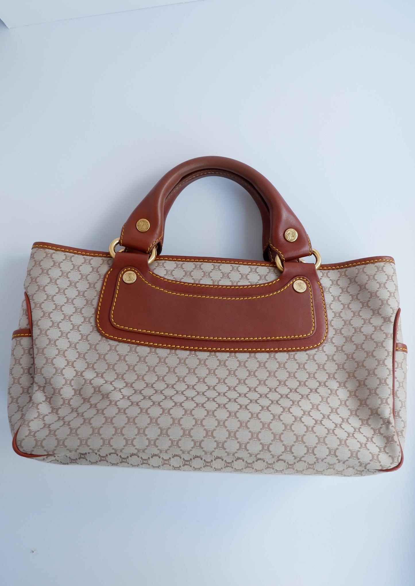 Authentic Preowned Vintage Celine Beige Boogie Bag