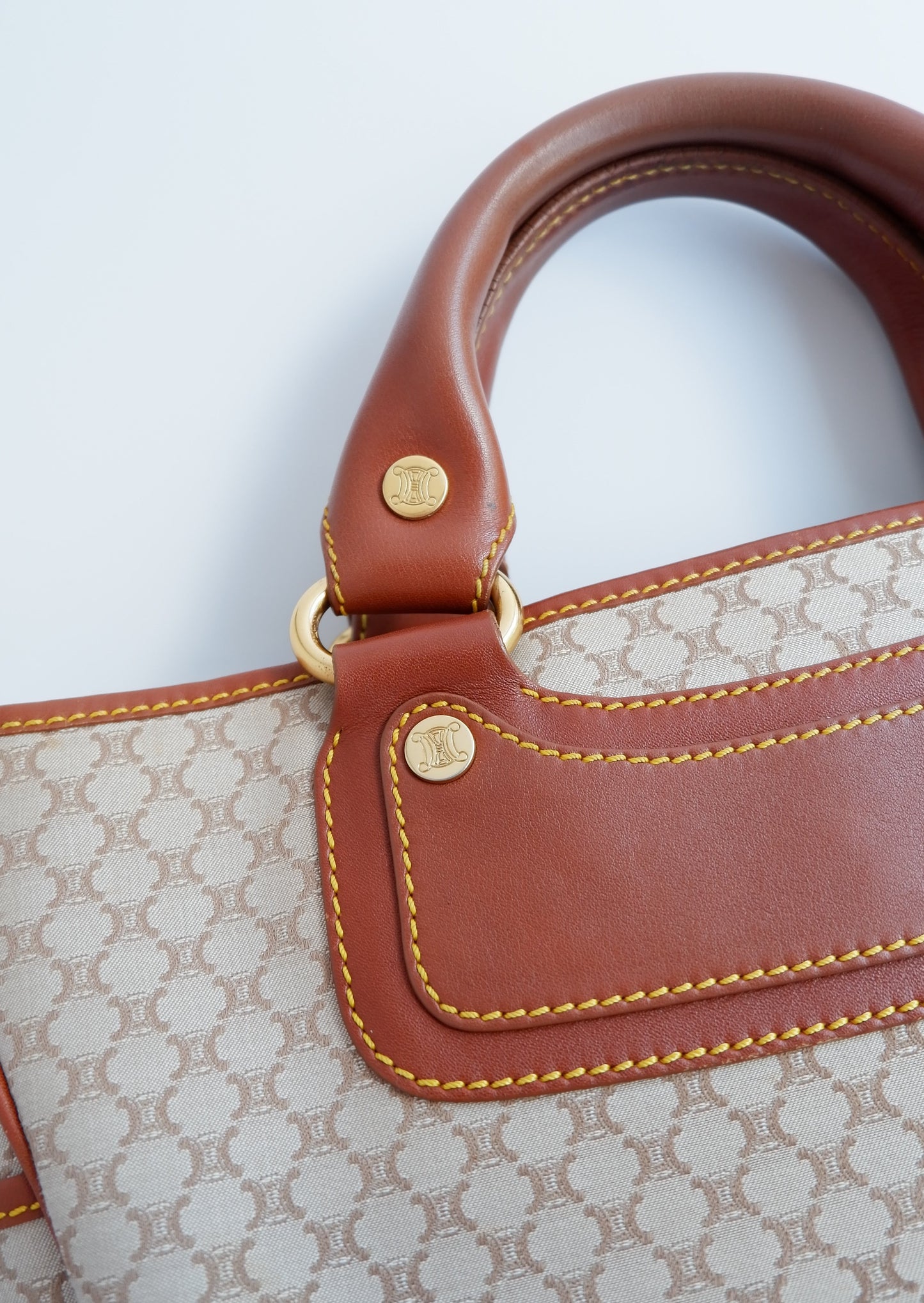 Authentic Preowned Vintage Celine Beige Boogie Bag