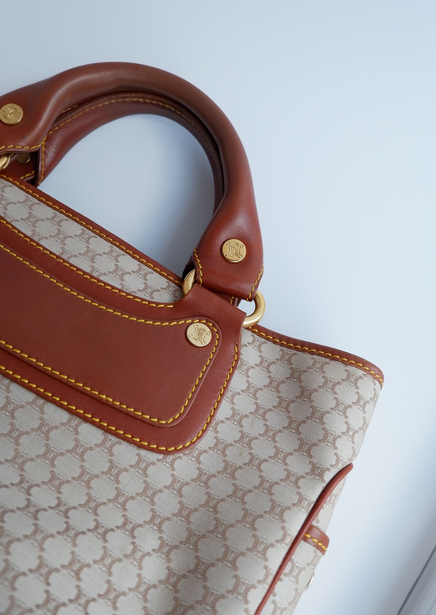 Authentic Preowned Vintage Celine Beige Boogie Bag