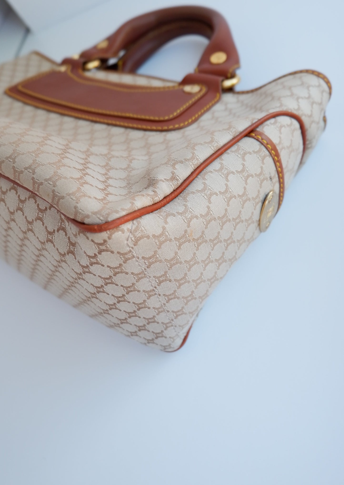 Authentic Preowned Vintage Celine Beige Boogie Bag