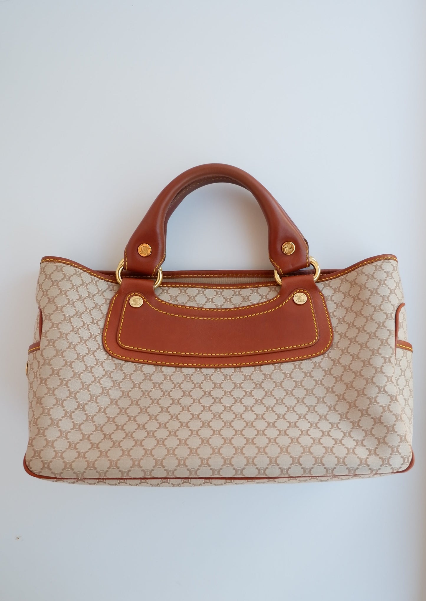 Authentic Preowned Vintage Celine Beige Boogie Bag