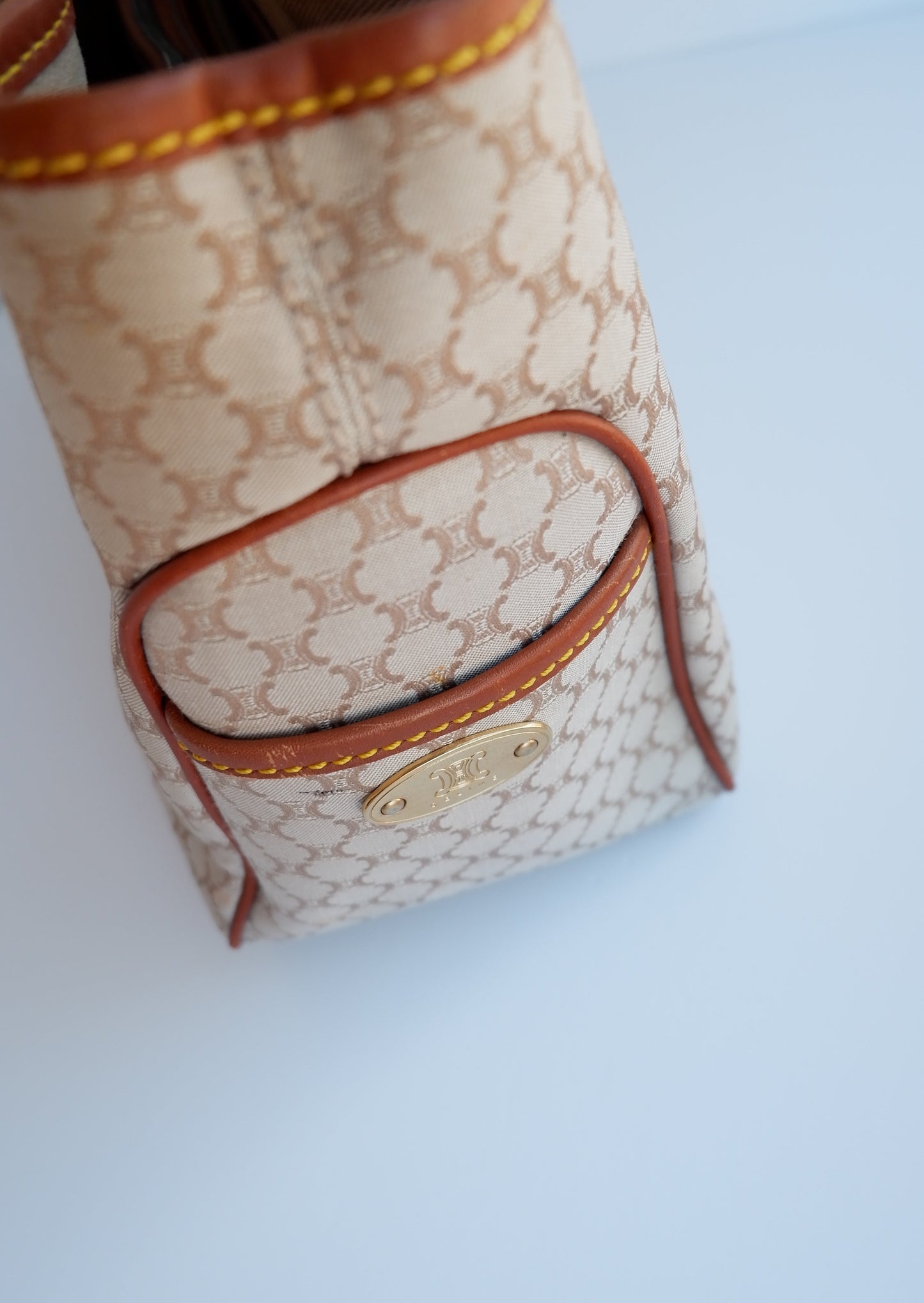 Authentic Preowned Vintage Celine Beige Boogie Bag