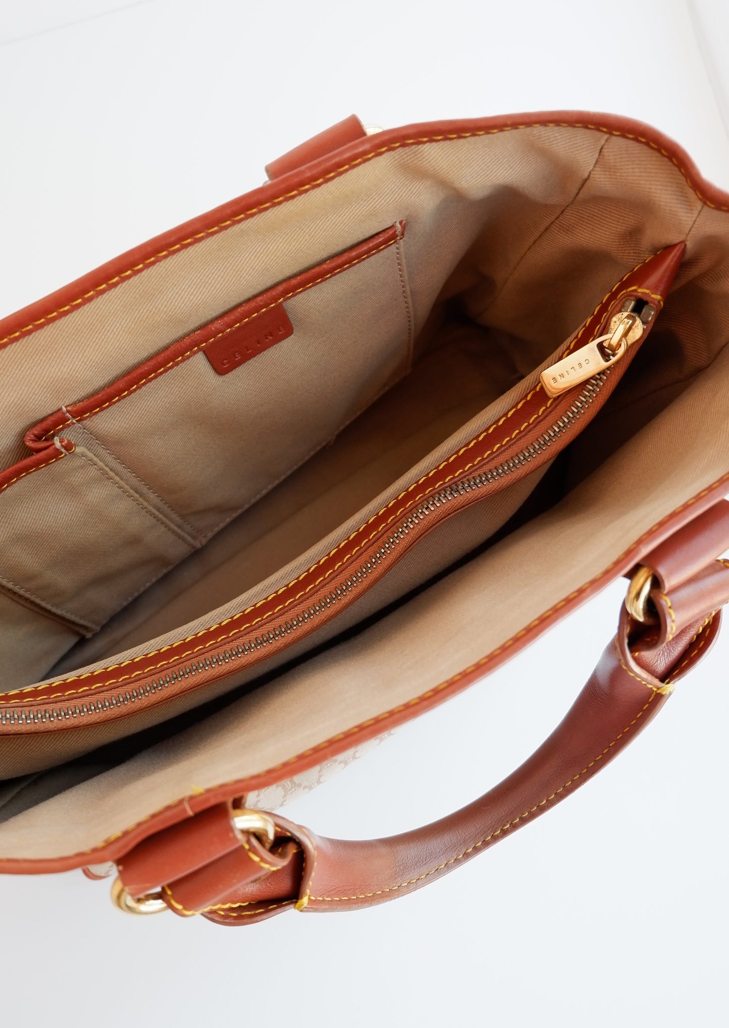 Authentic Preowned Vintage Celine Beige Boogie Bag