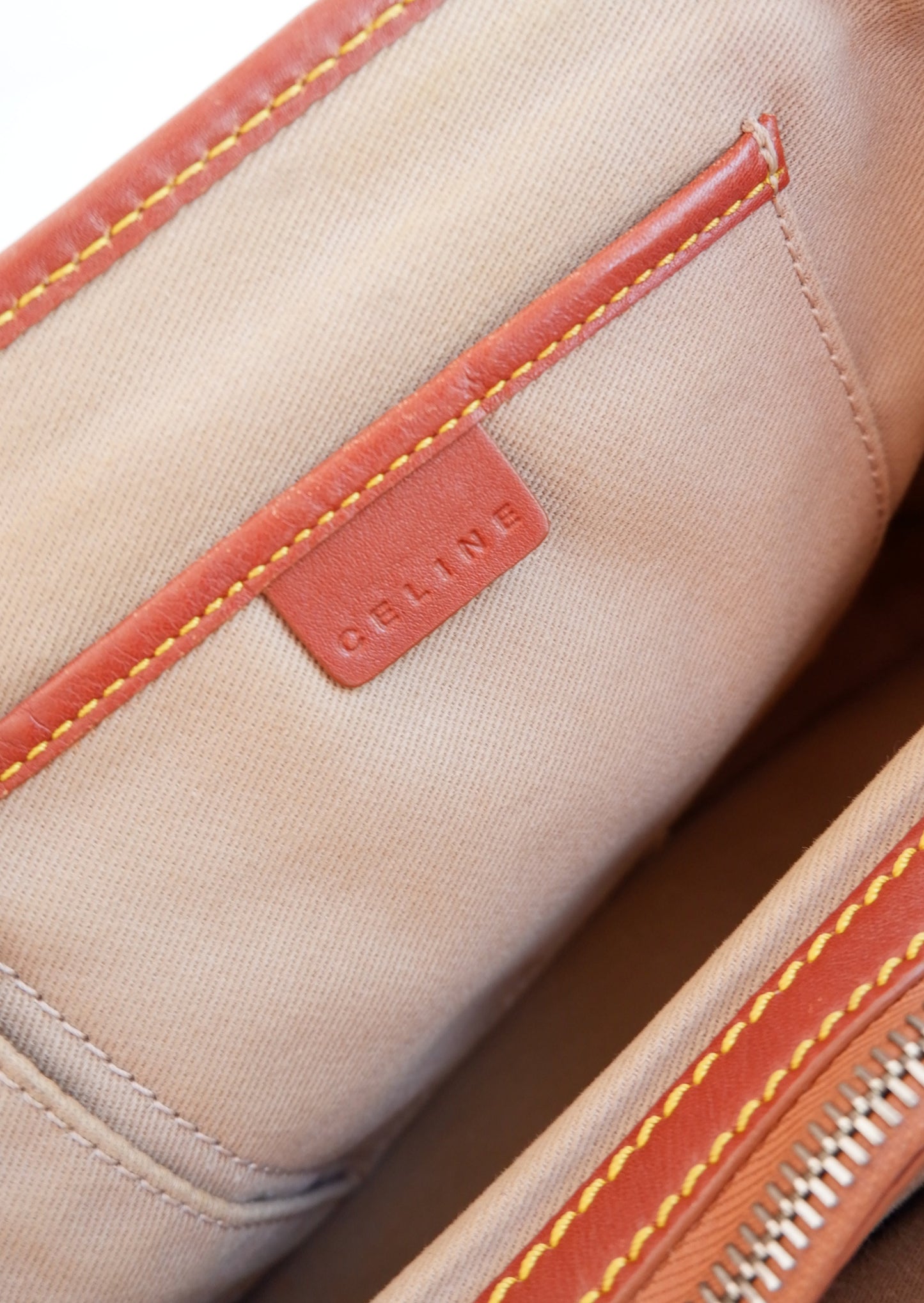 Authentic Preowned Vintage Celine Beige Boogie Bag