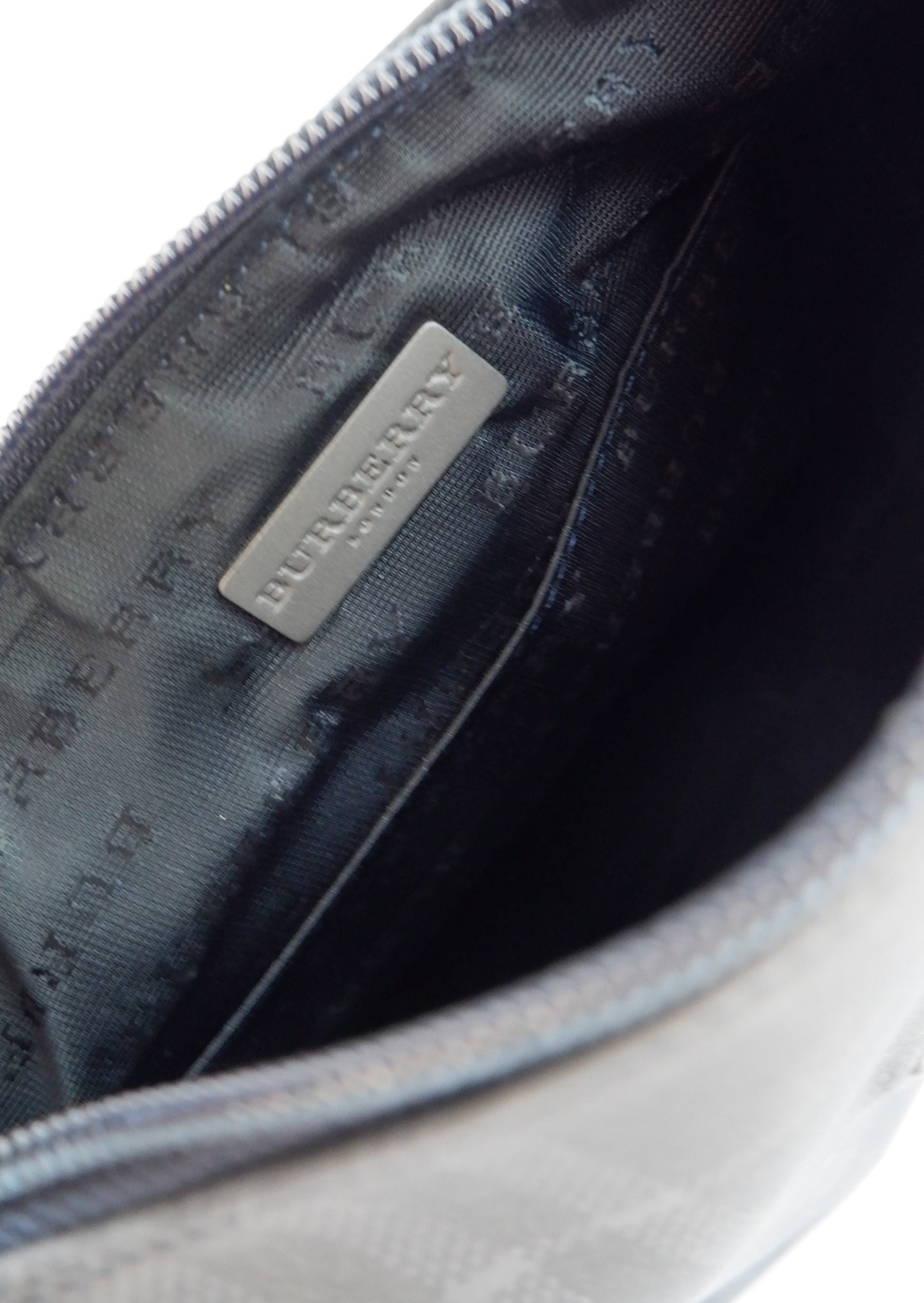 Authentic Preowned Burberry Black Canvas Micro Handbag