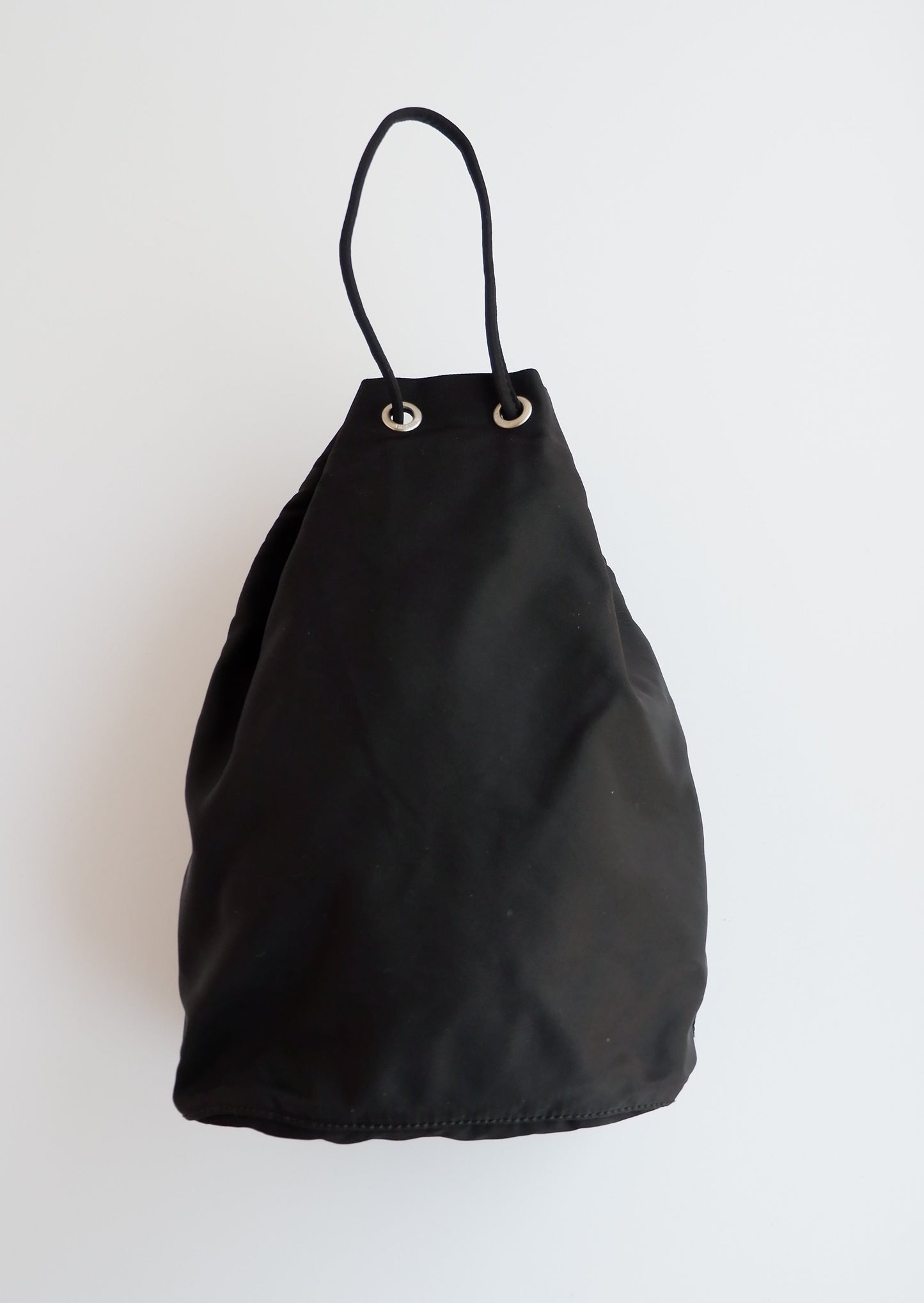 Authentic Preowned Prada Black Nylon Drawstring Pouch