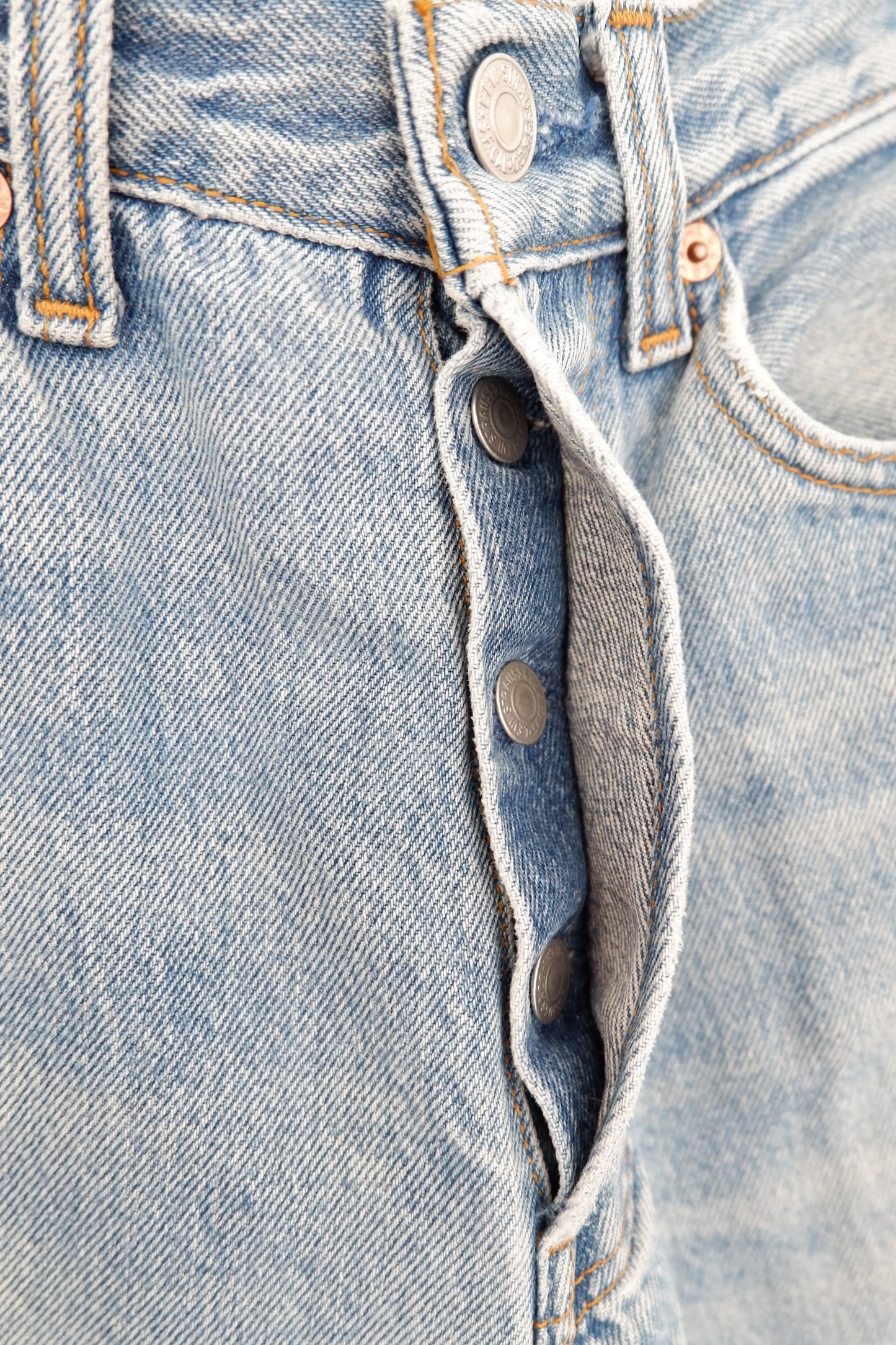 Levis Vintage 501 Paint Splatter Ripped Jeans - 25