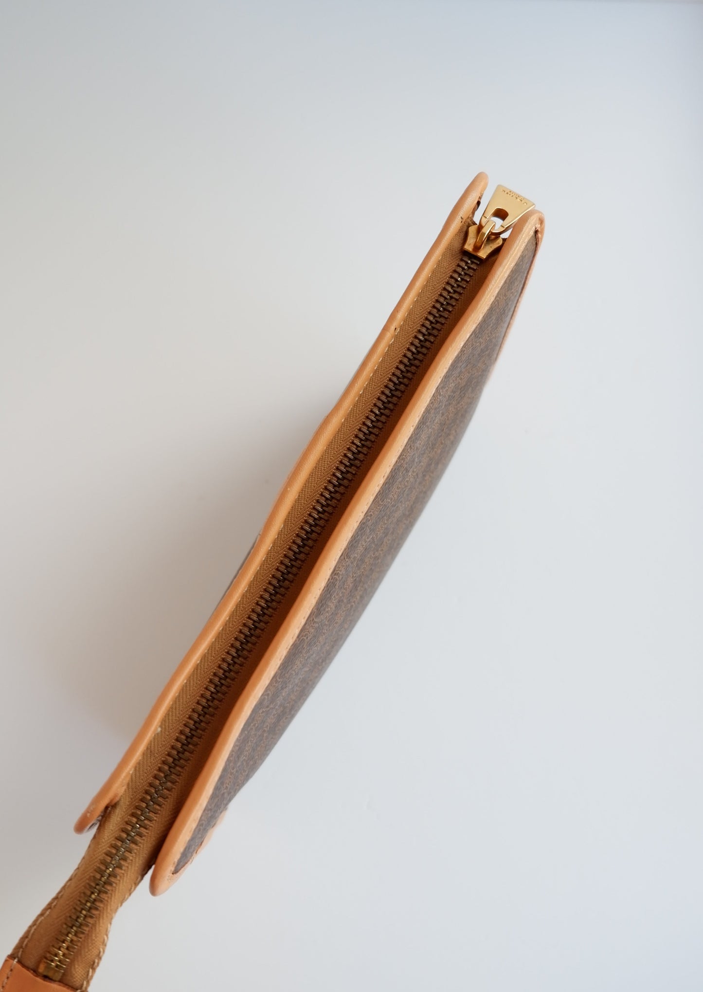 Authentic Preowned Vintage Celine Brown Macadam Print Pouch