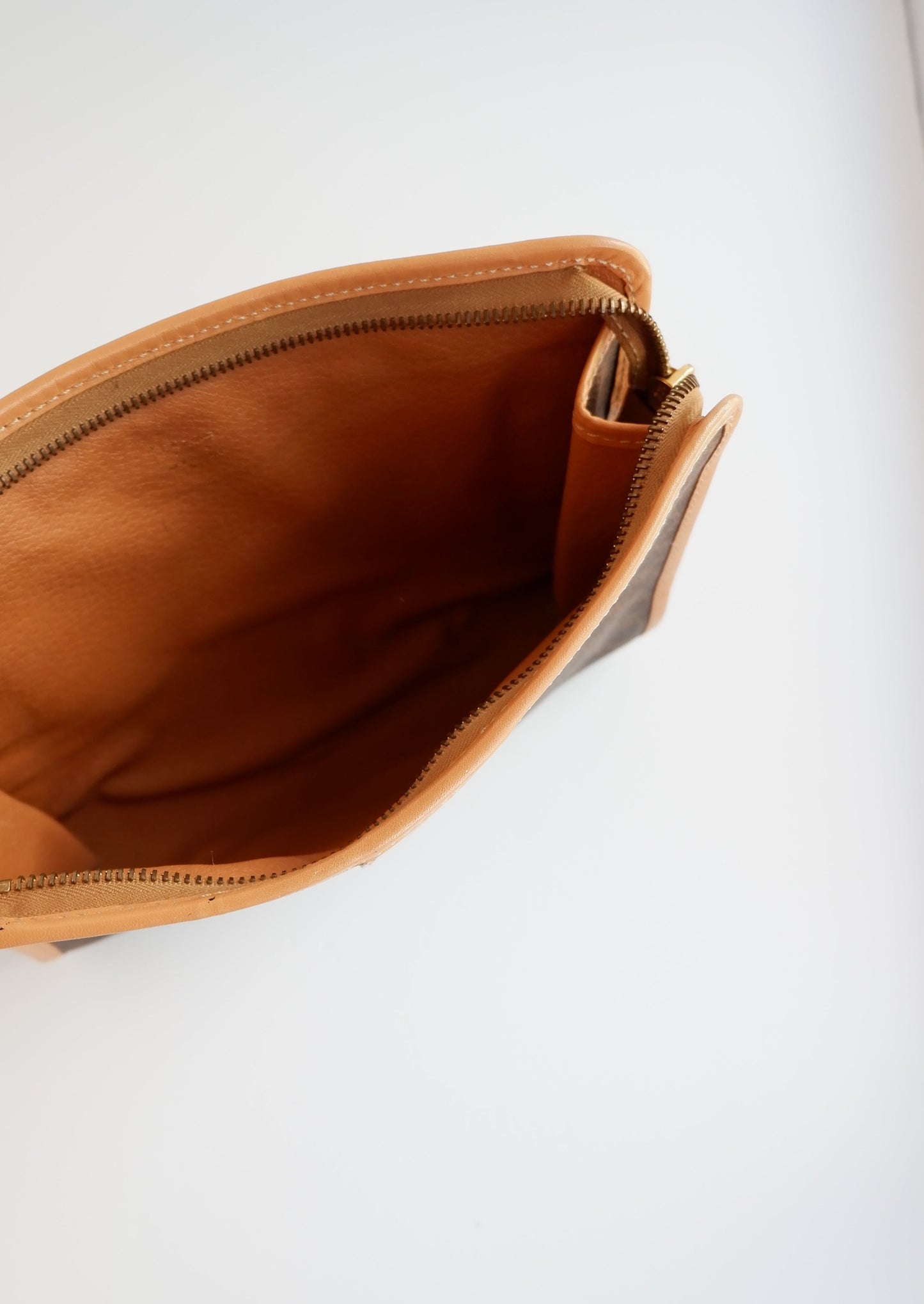 Authentic Preowned Vintage Celine Brown Macadam Print Pouch