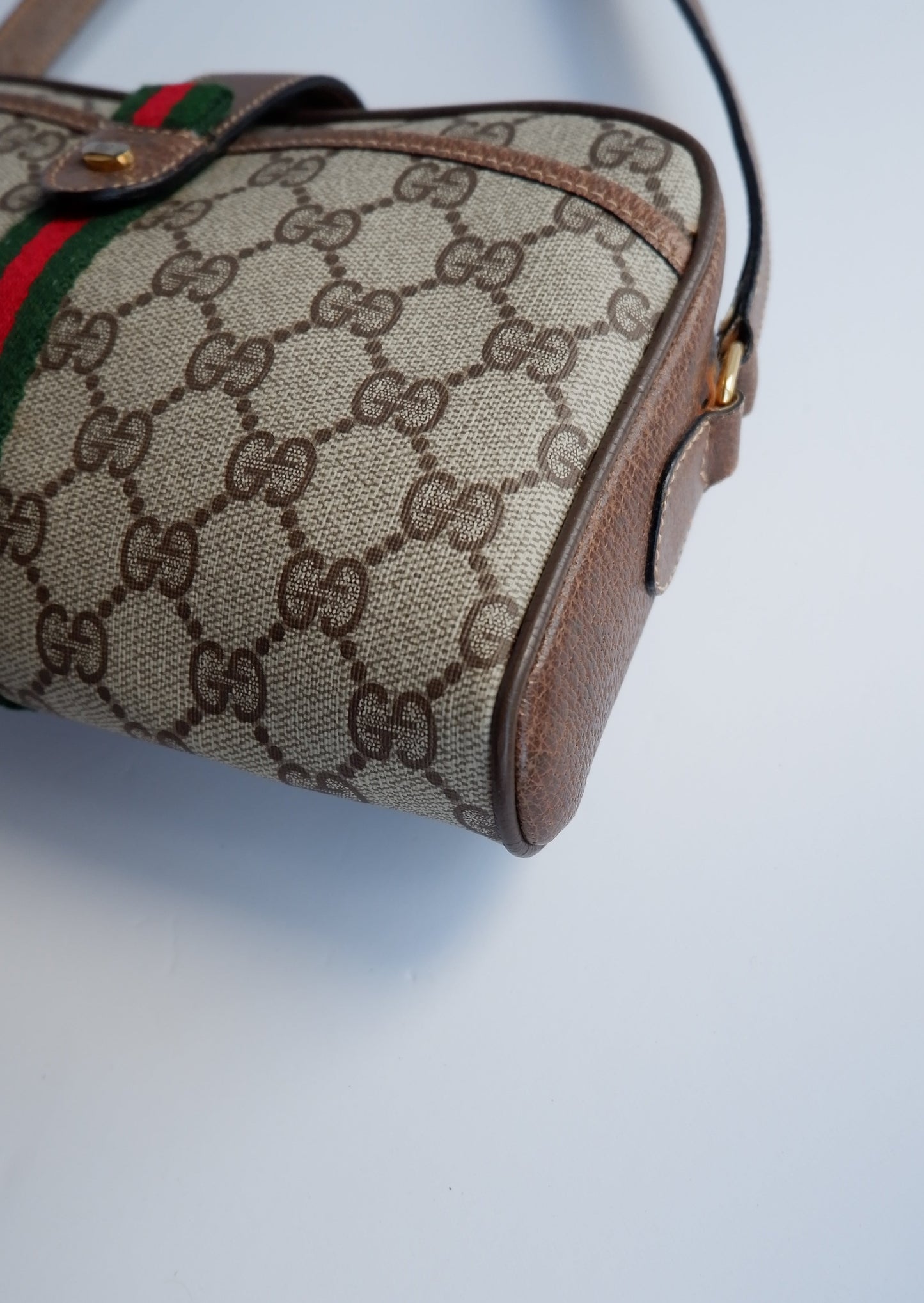 Authentic Preowned Vintage Gucci Sherry Line Crossbody Bag