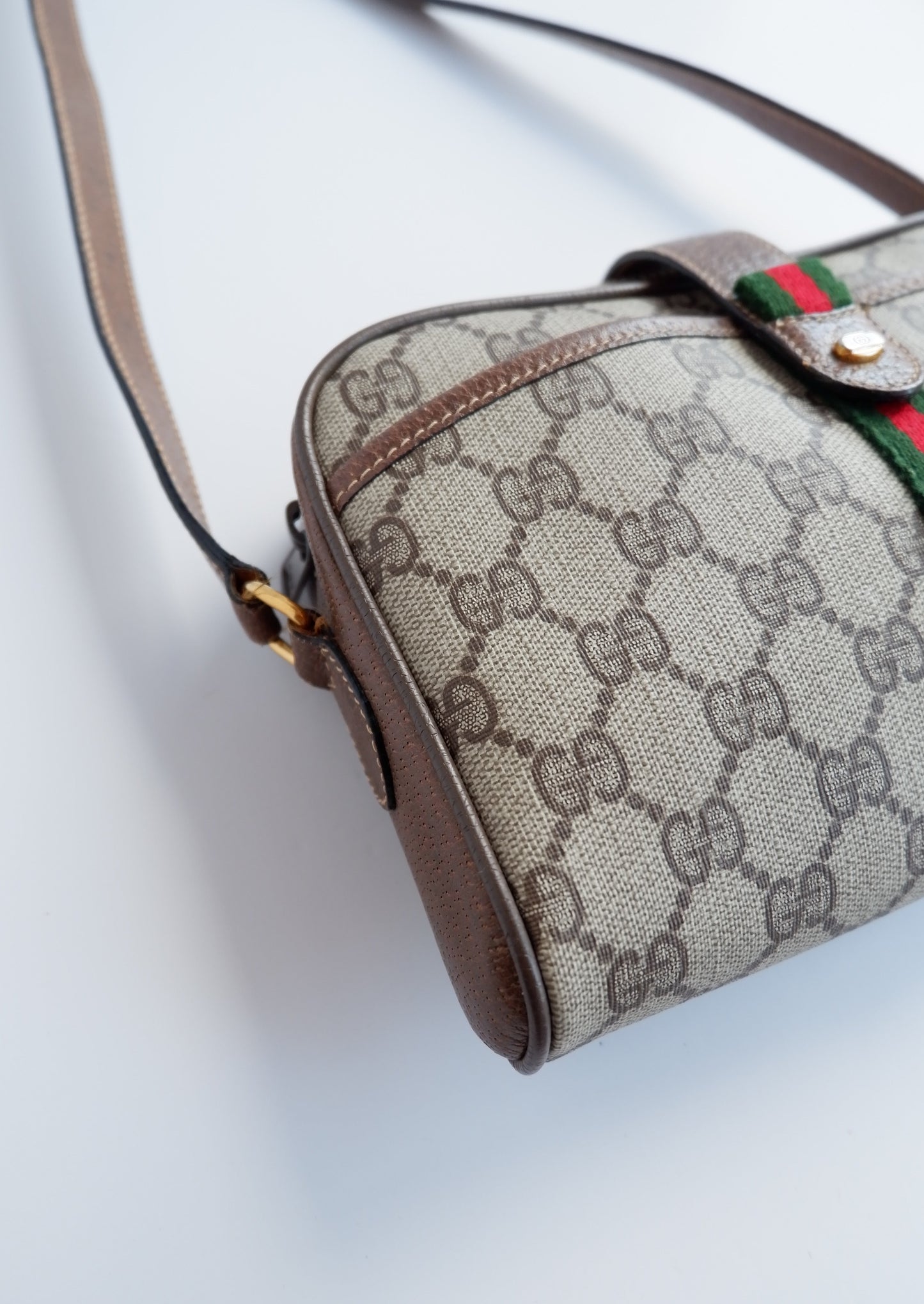 Authentic Preowned Vintage Gucci Sherry Line Crossbody Bag