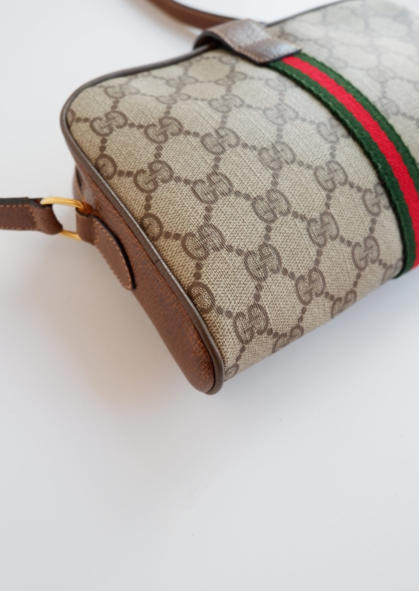 Authentic Preowned Vintage Gucci Sherry Line Crossbody Bag