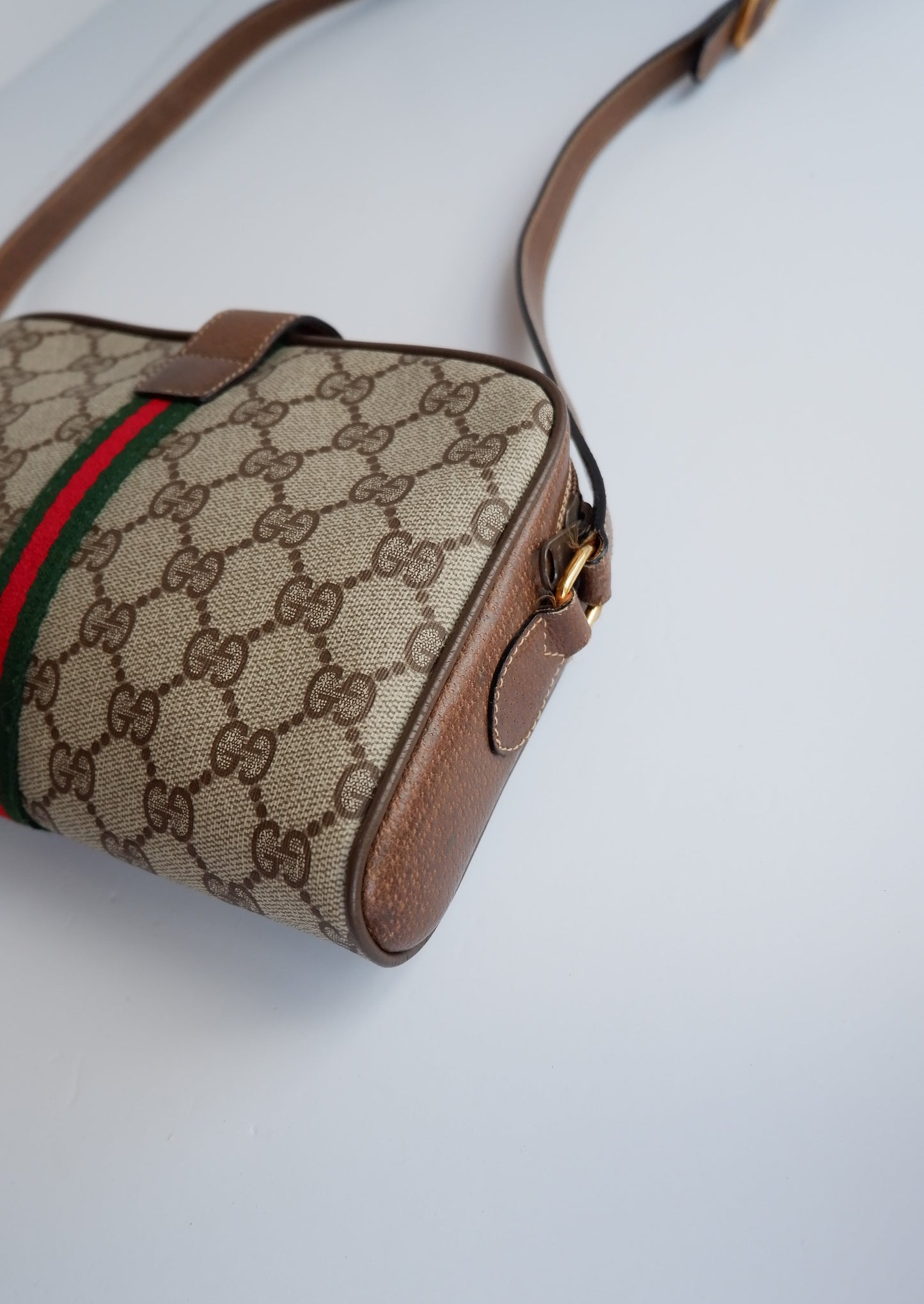 Authentic Preowned Vintage Gucci Sherry Line Crossbody Bag