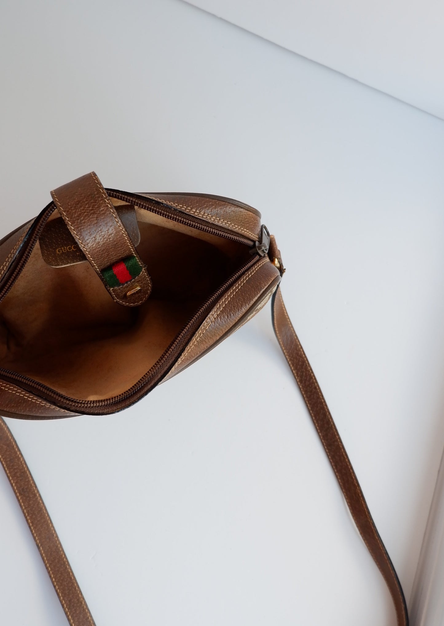 Authentic Preowned Vintage Gucci Sherry Line Crossbody Bag