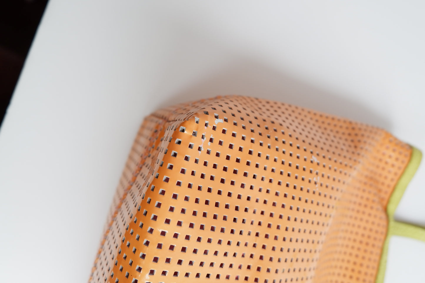 Authentic Preowned Fendi Orange/ Green Mini Tote Bag