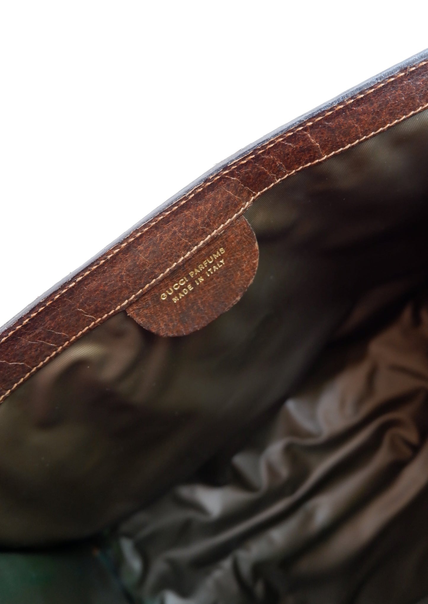 Authentic Preowned Vintage Gucci GG Print Clutch