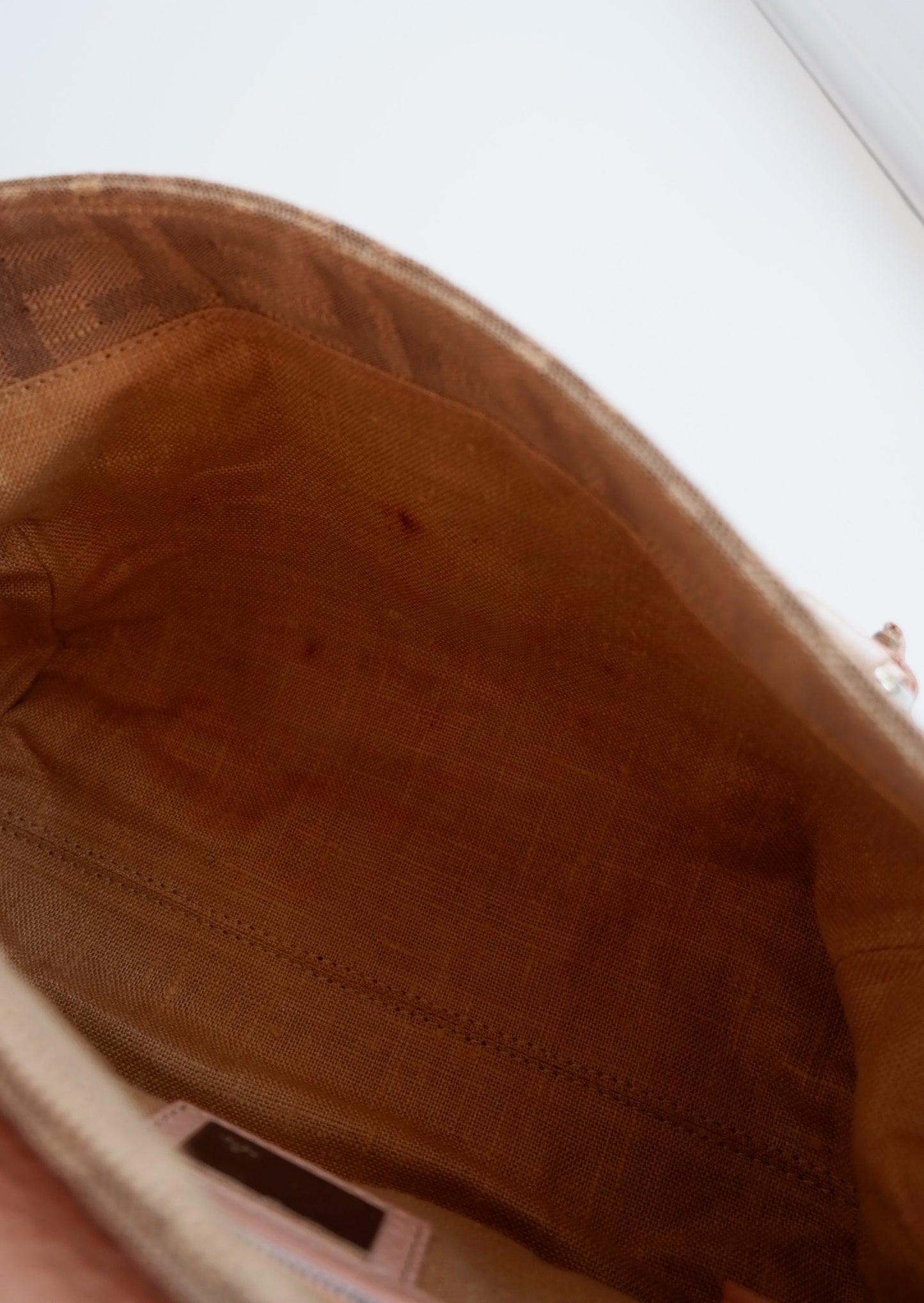 Authentic Preowned Fendi Pink Zucca Top Handle Bag