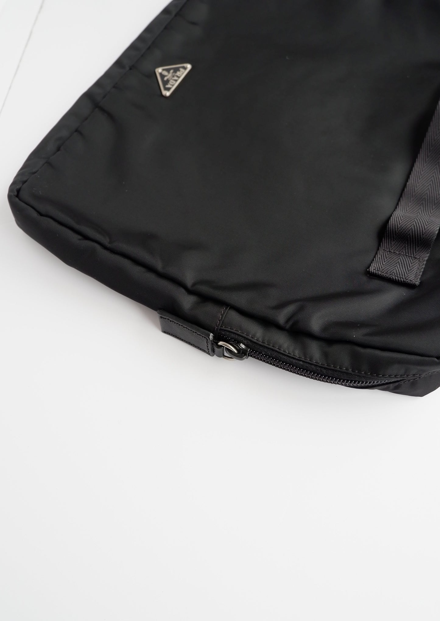 Authentic Preowned Prada Black Nylon Laptop/ Pouch Bag