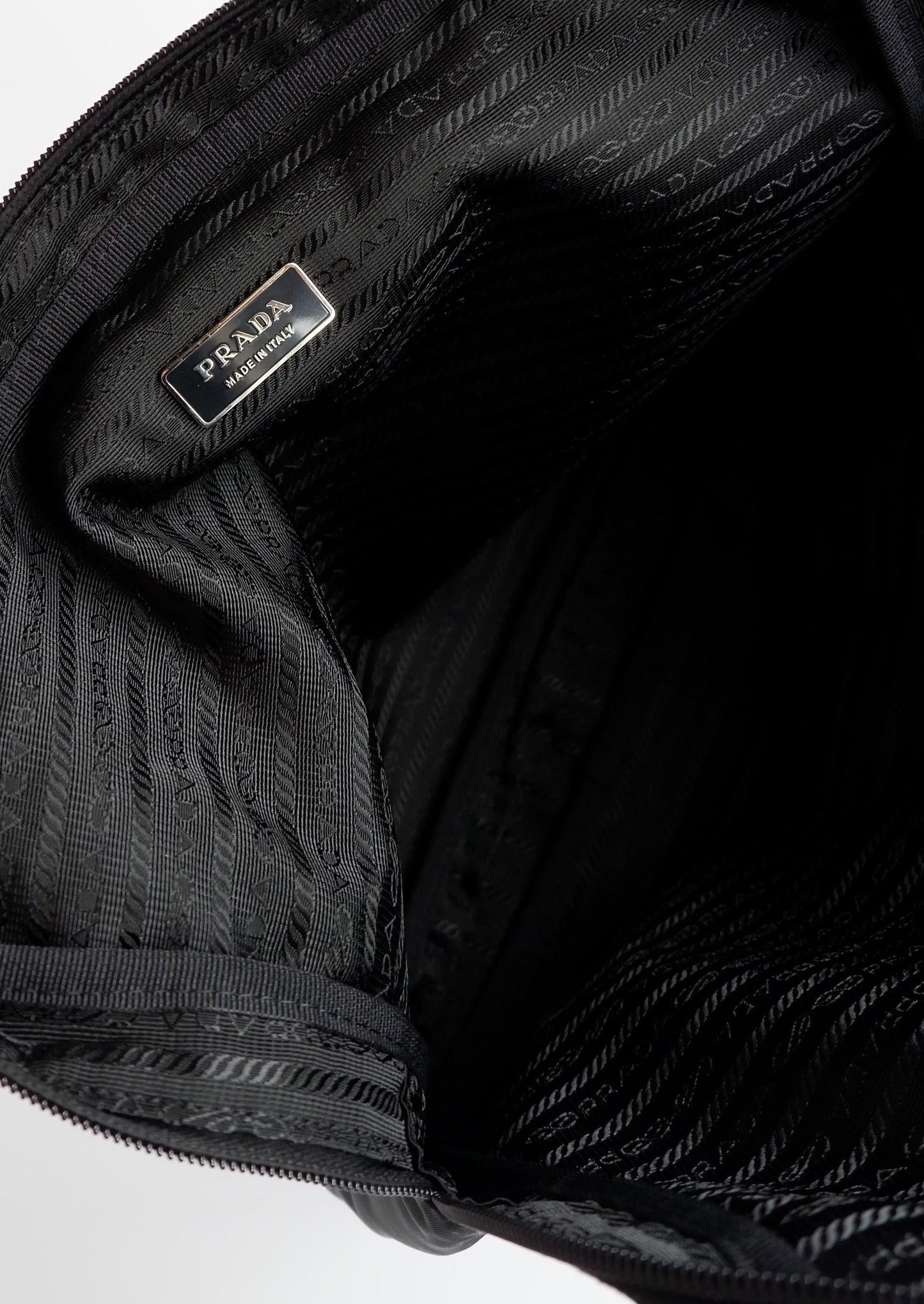 Authentic Preowned Prada Black Nylon Laptop/ Pouch Bag