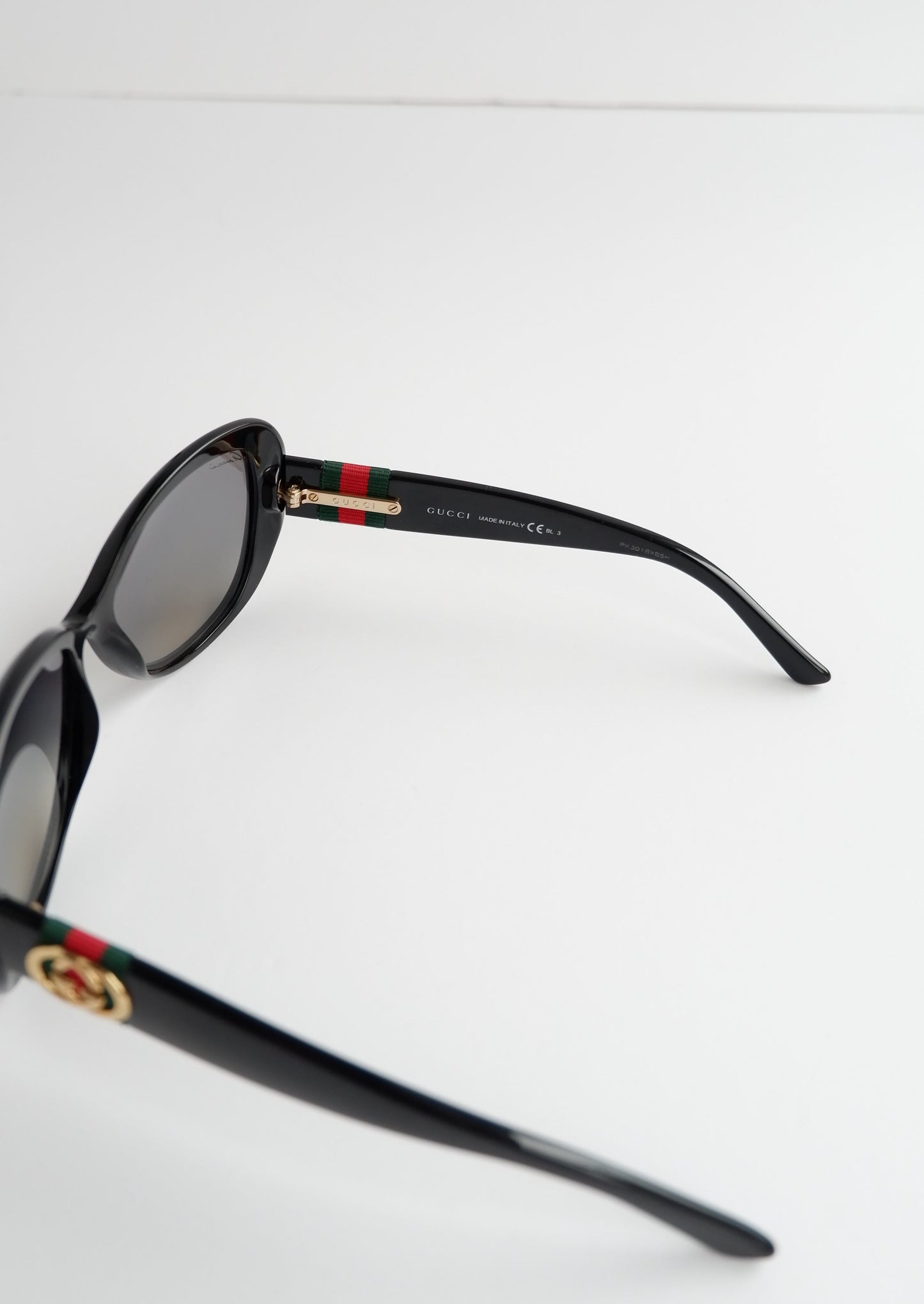 Authentic Preowned Gucci Black Square Frame Polarized Sunglasses