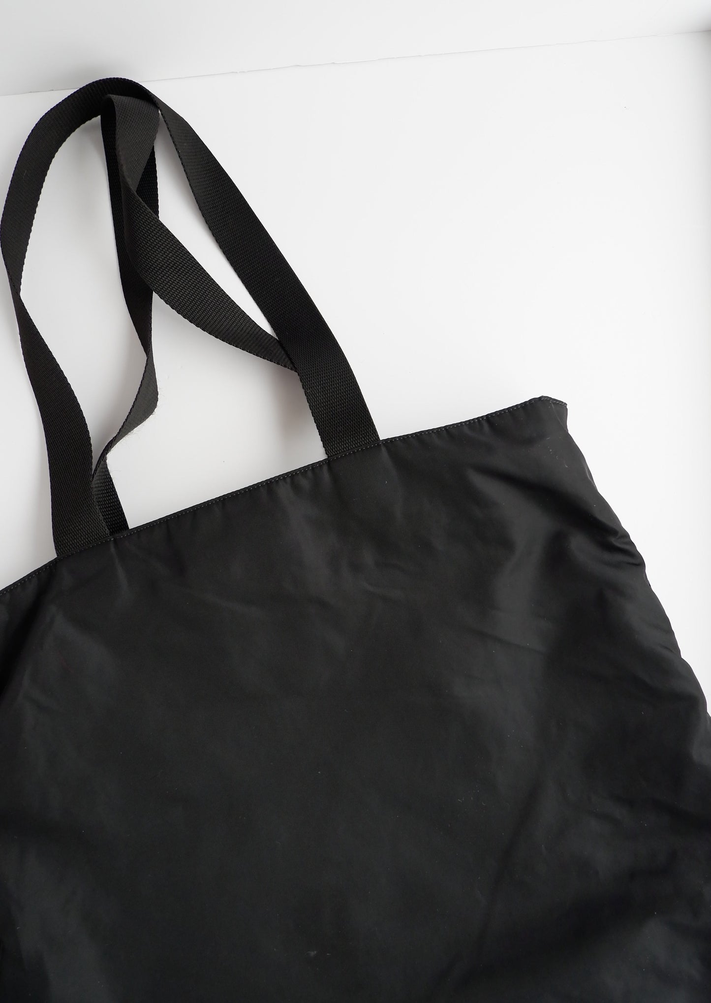 Authentic Preowned Prada Black Nylon Pocket Detail Tote Bag