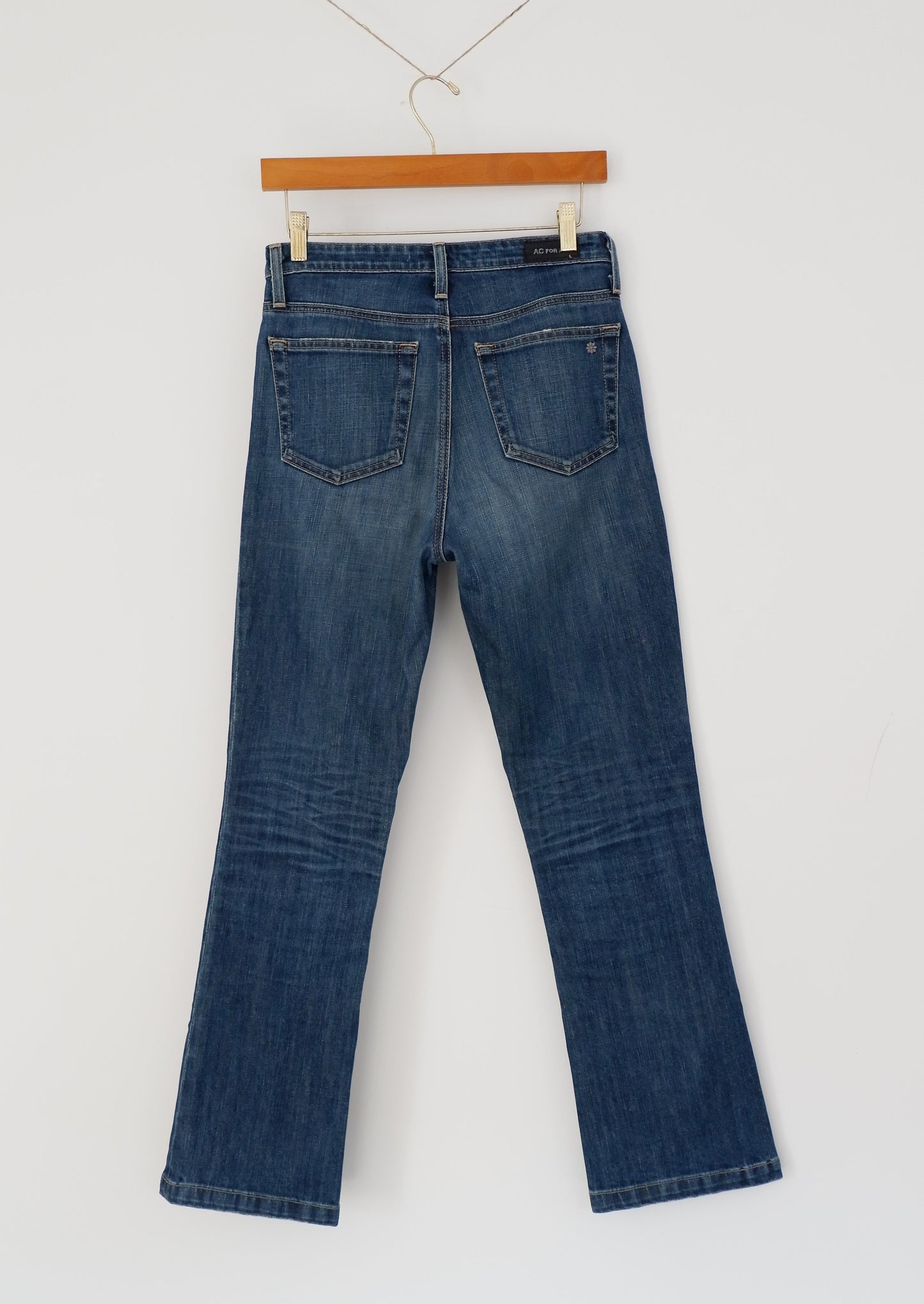 Alexa Chung for AG Medium Wash High Waisted Skinny Flare Jeans - 27